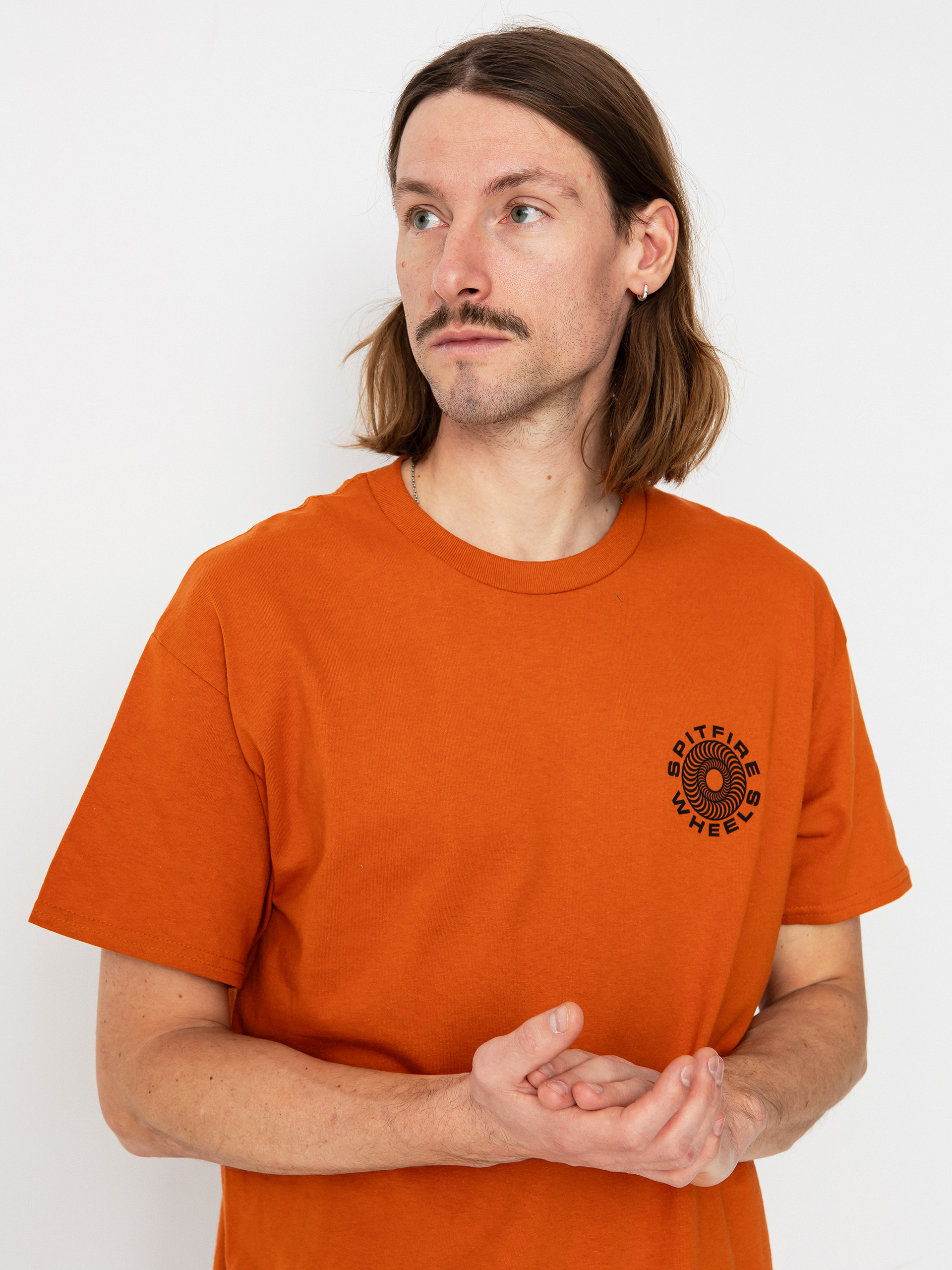 Spitfire Classic 87 Swirl T-shirt (orange/black)