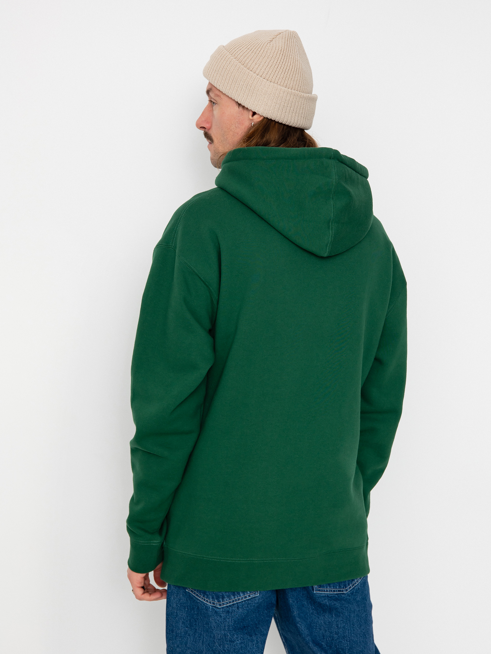 Antihero Bs Pigeon Rnd Emb HD Hoodie (dark green)