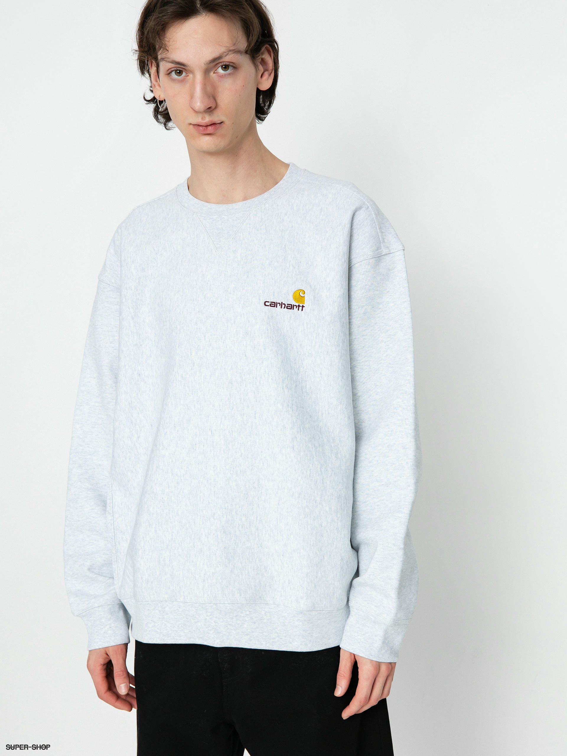 Carhartt WIP American Script Sweatshirt transparent wax