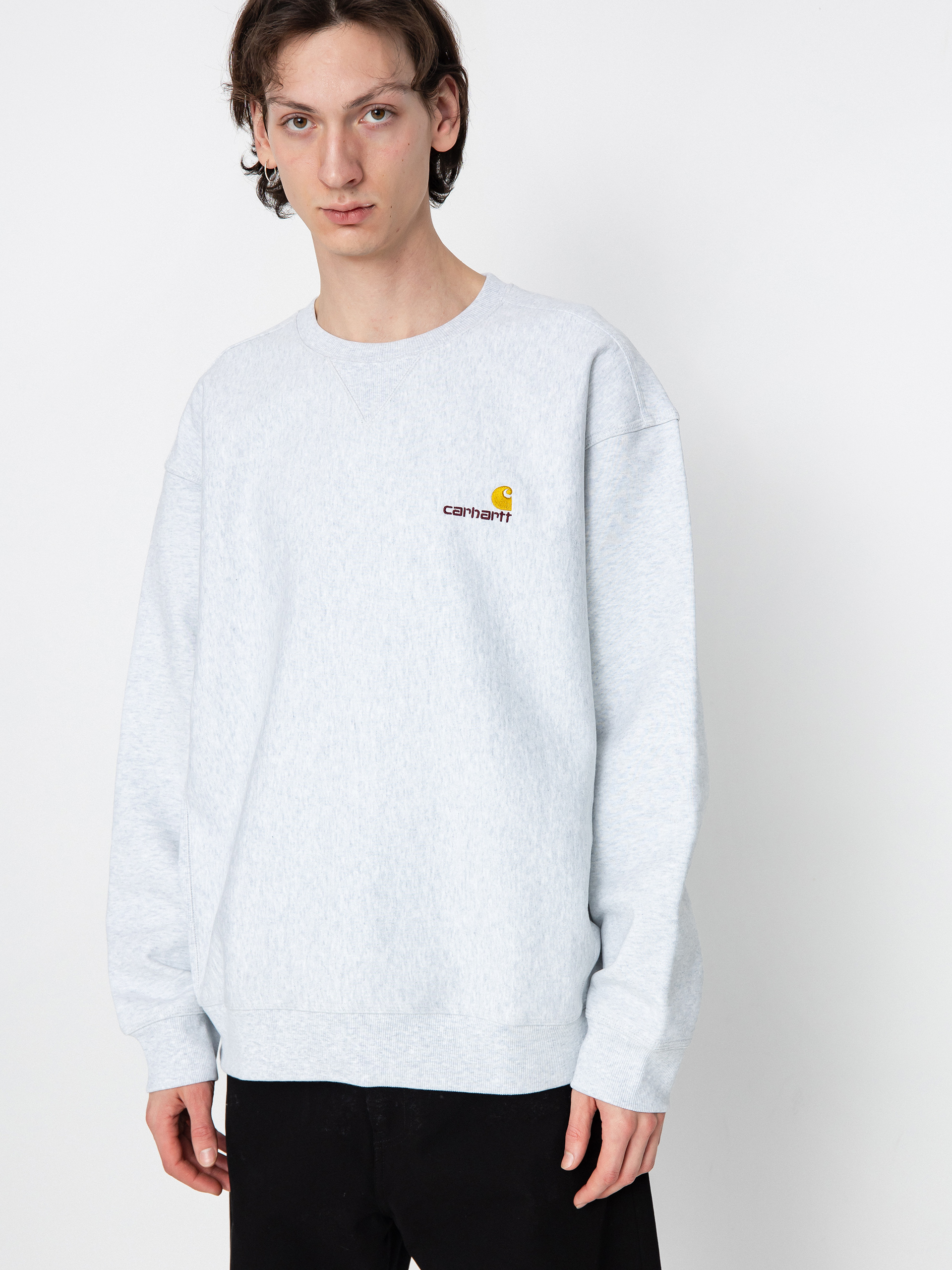 Carhartt WIP American Script Sweatshirt (ash heather)