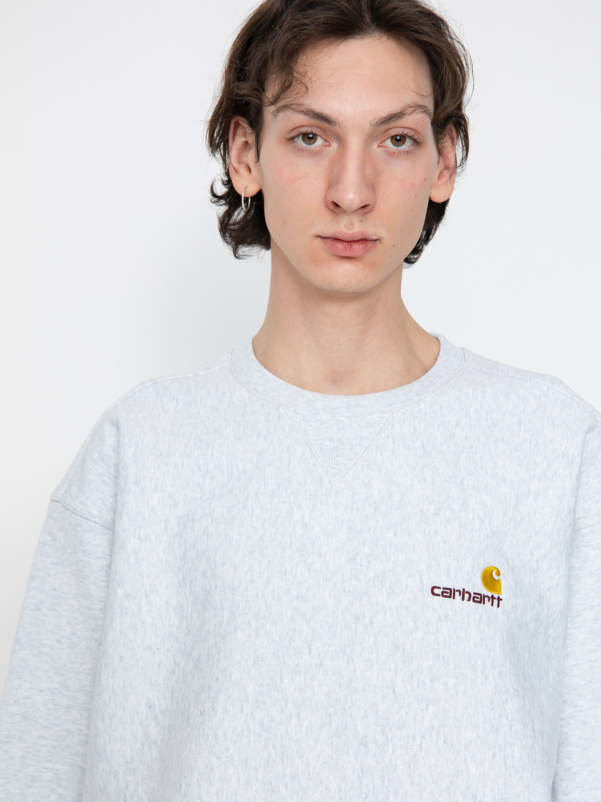 Carhartt WIP American Script Sweatshirt (ash heather)