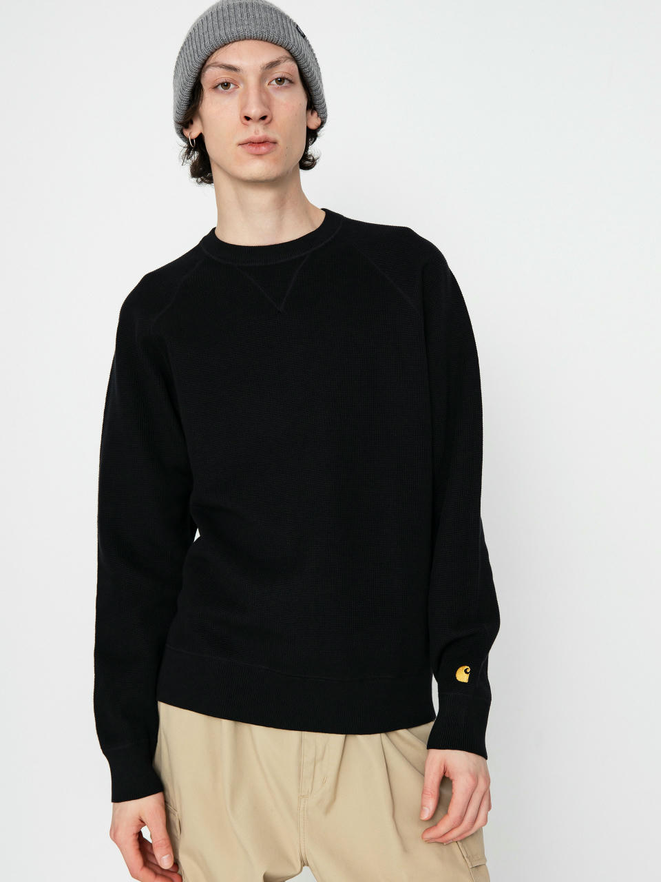 Carhartt WIP Chase Sweater (black/gold)