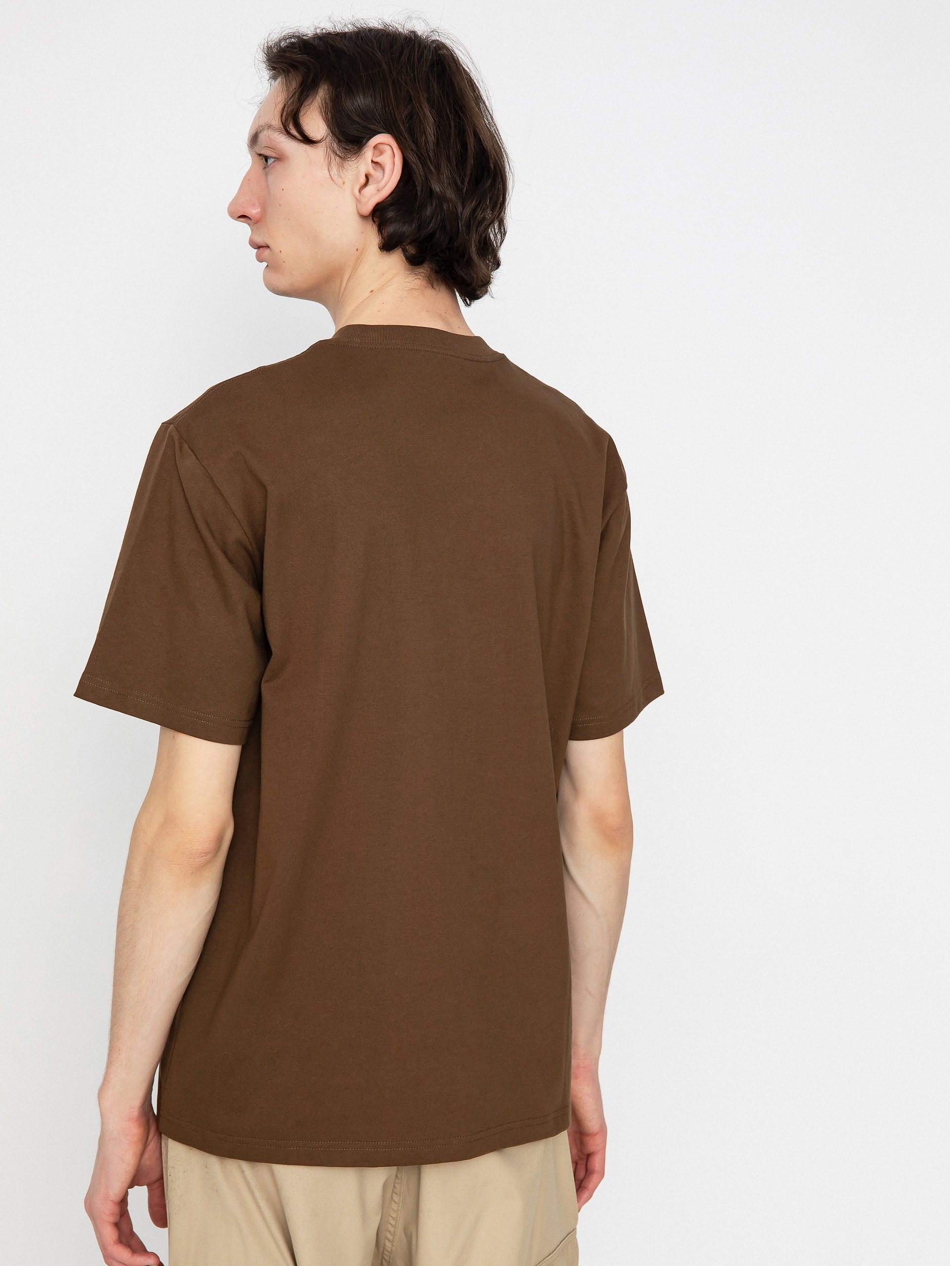 Carhartt WIP University Script T-shirt (lumber/white)