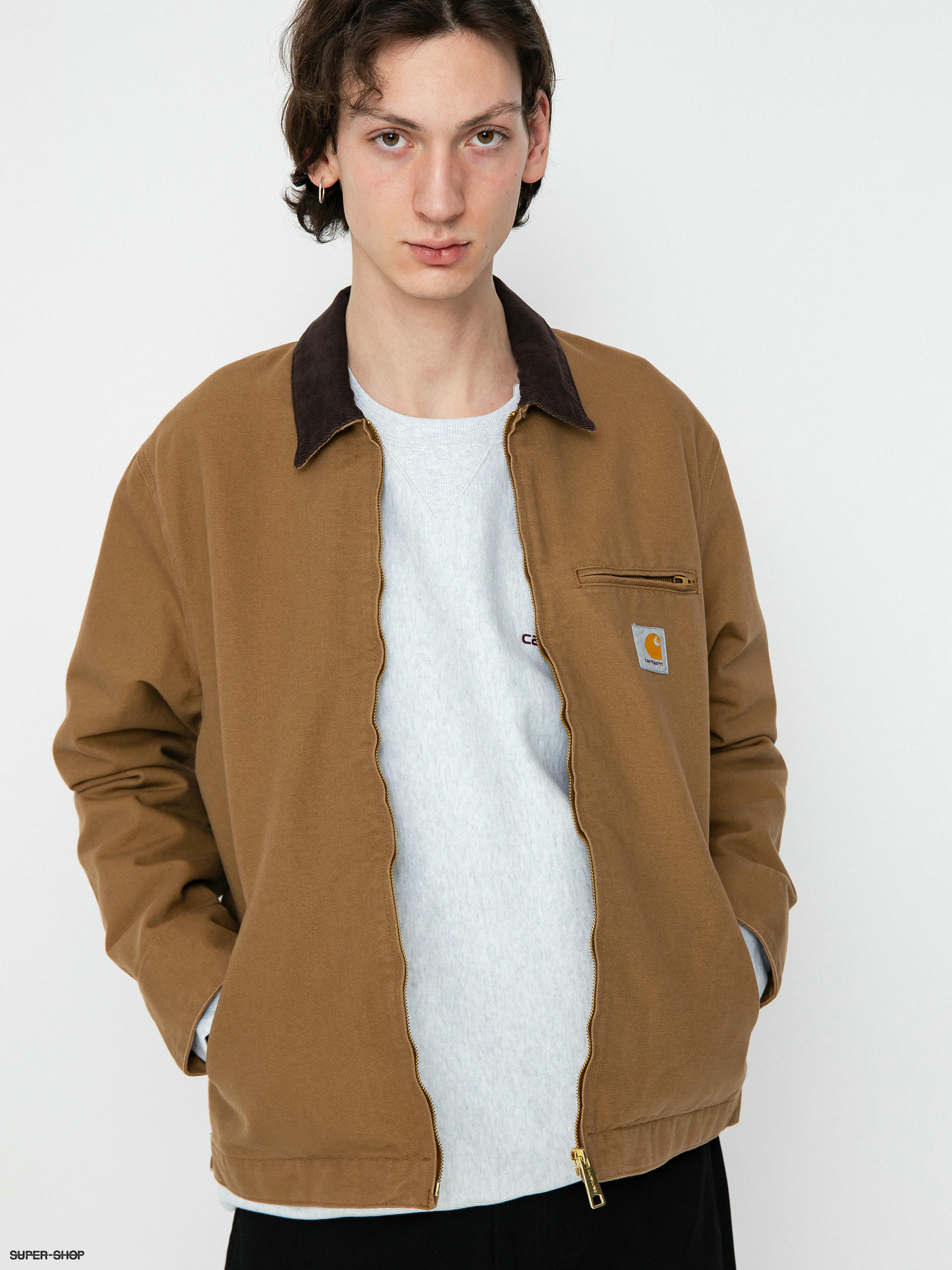 Carhartt detroit 2024 jacket tobacco