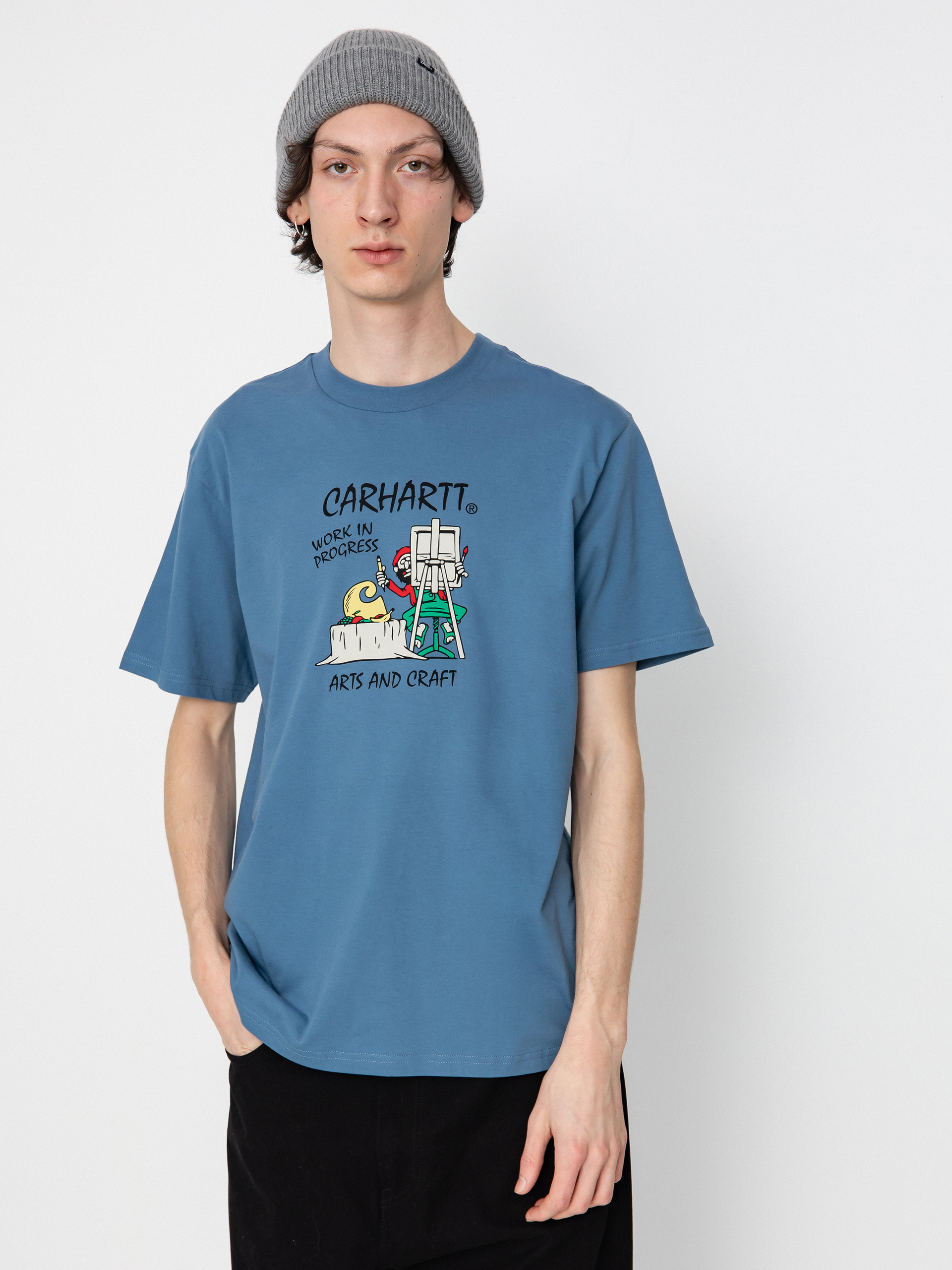 Carhartt WIP Art Supply T-shirt - blue (sorrent)