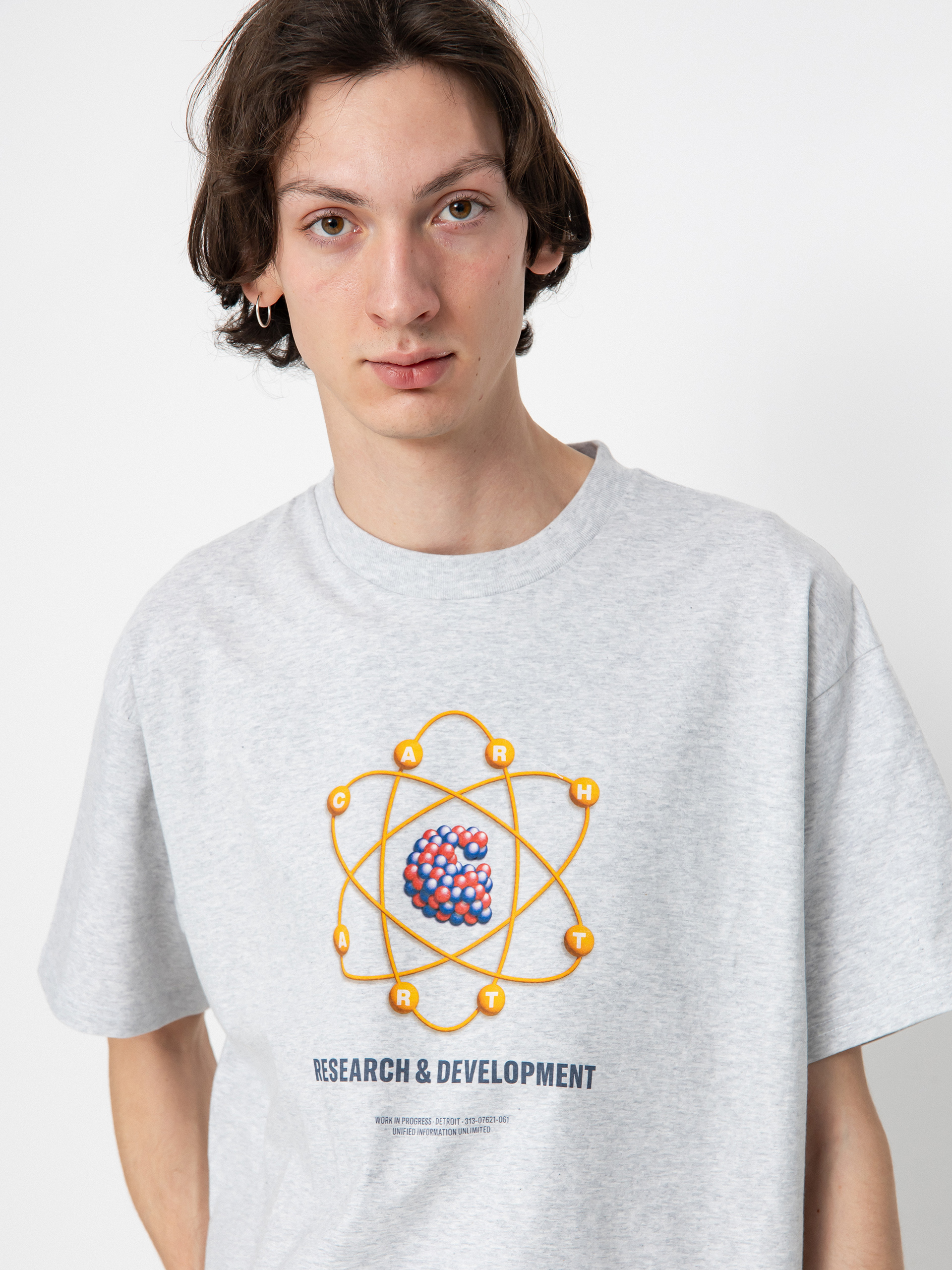 Carhartt WIP R&D T-shirt (ash heather)