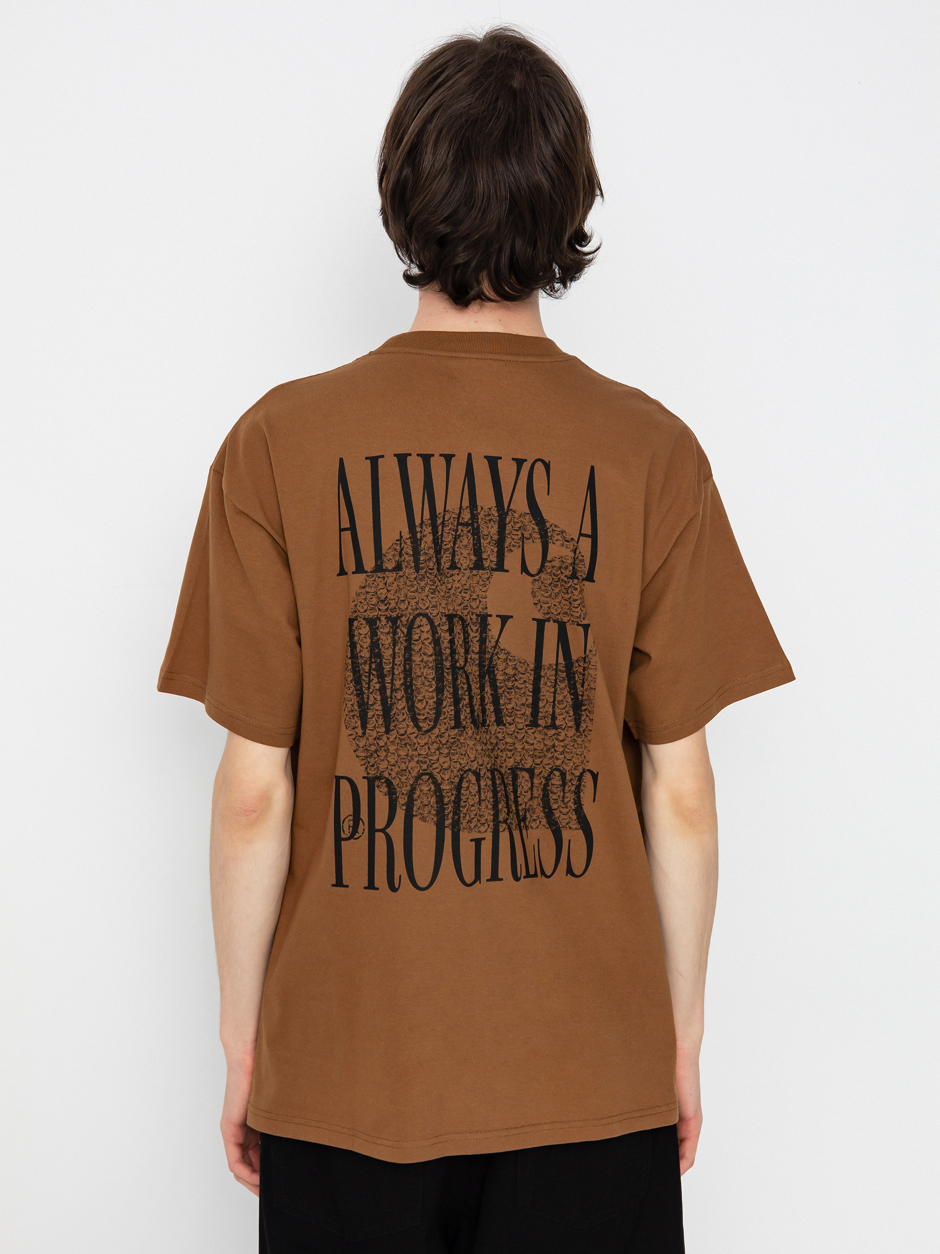 【送料&関税込】Carhartt Always A Wip Brown T-shirt Carhartt WIP Always a WIP T-shirt - brown (hamilton brown)