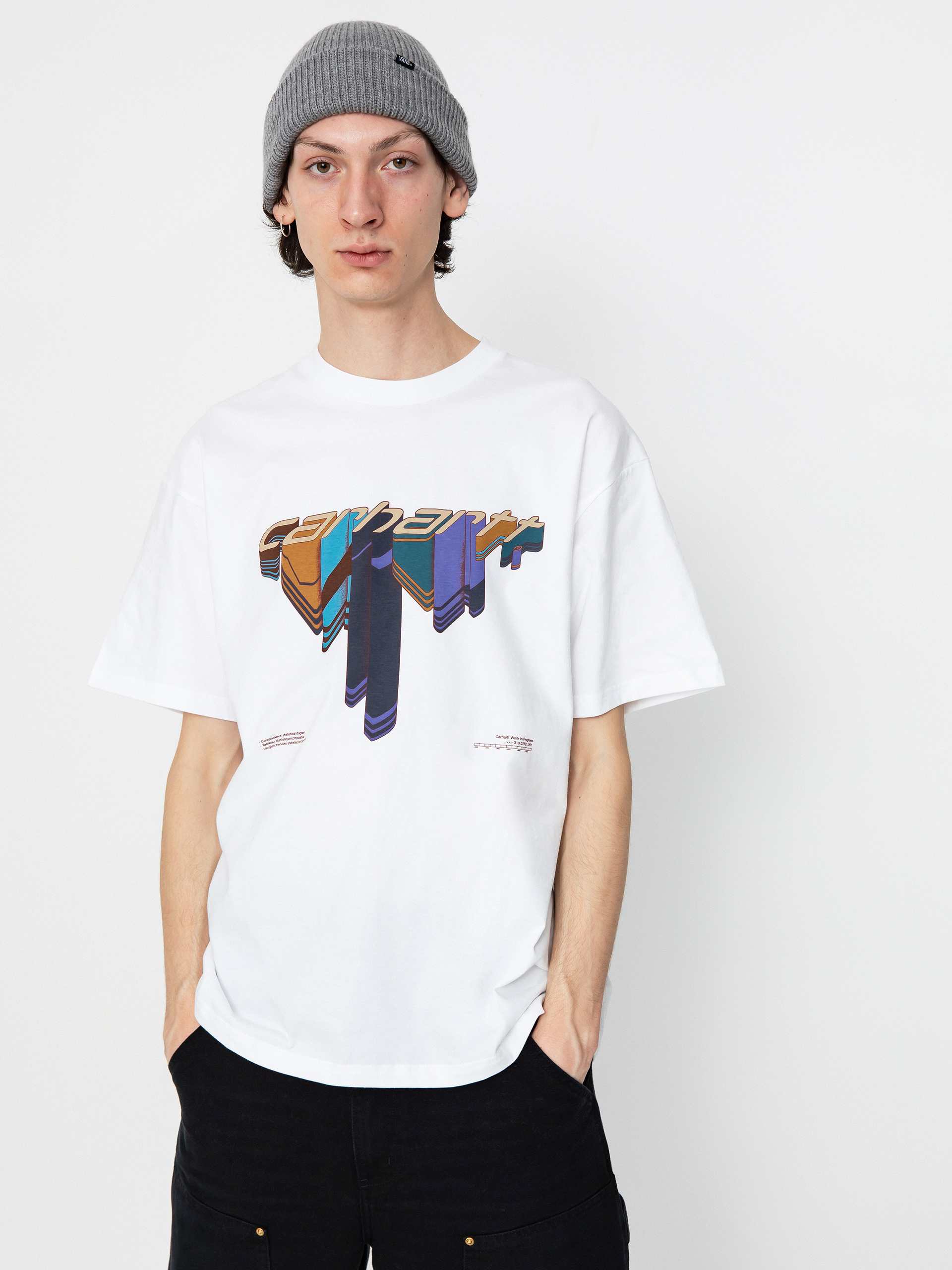 Carhartt WIP Diagram Script T-shirt (white)