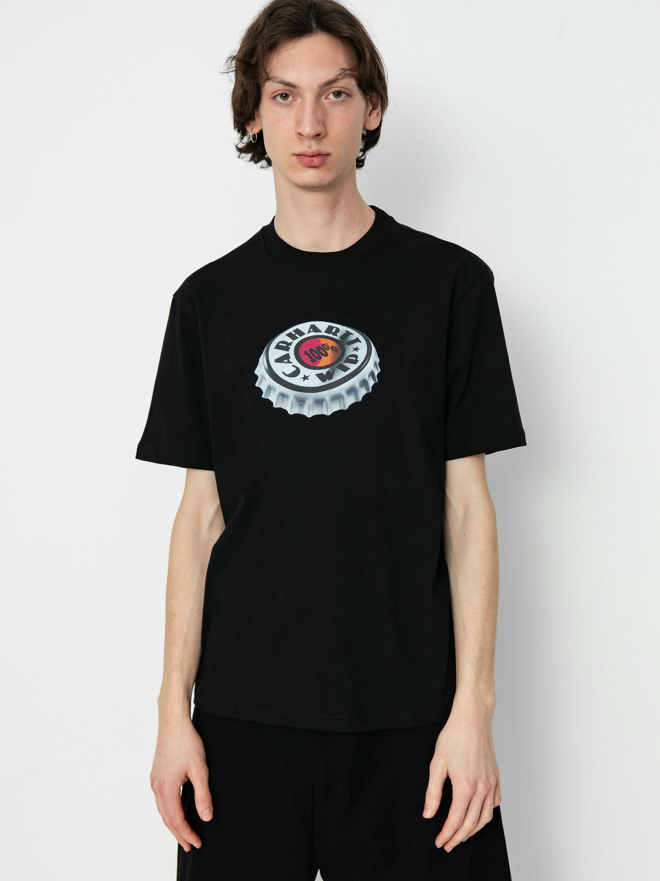 Carhartt WIP Bottle Cap T-shirt (black)