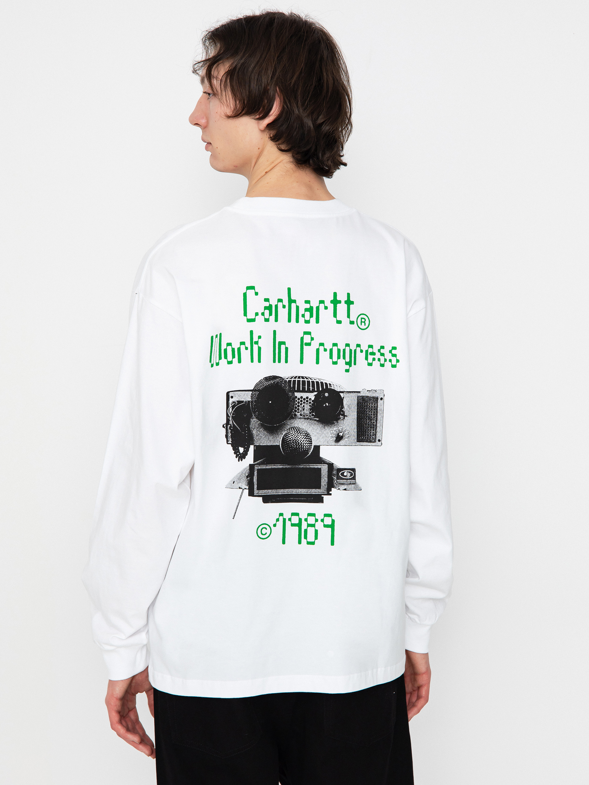 Carhartt WIP Soundface Longsleeve (white)