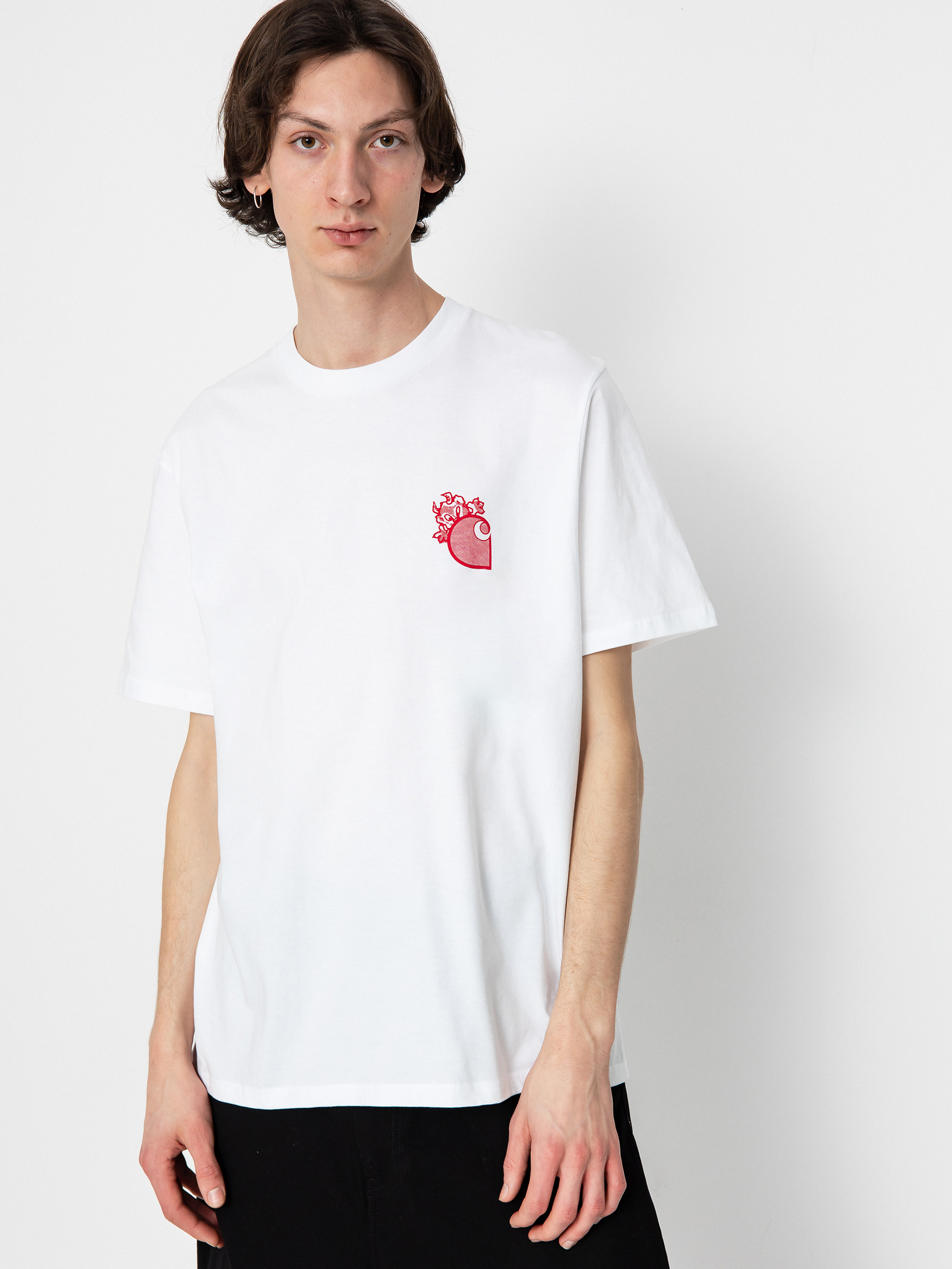 Carhartt WIP Little Hellraiser T-shirt - white (white/red)
