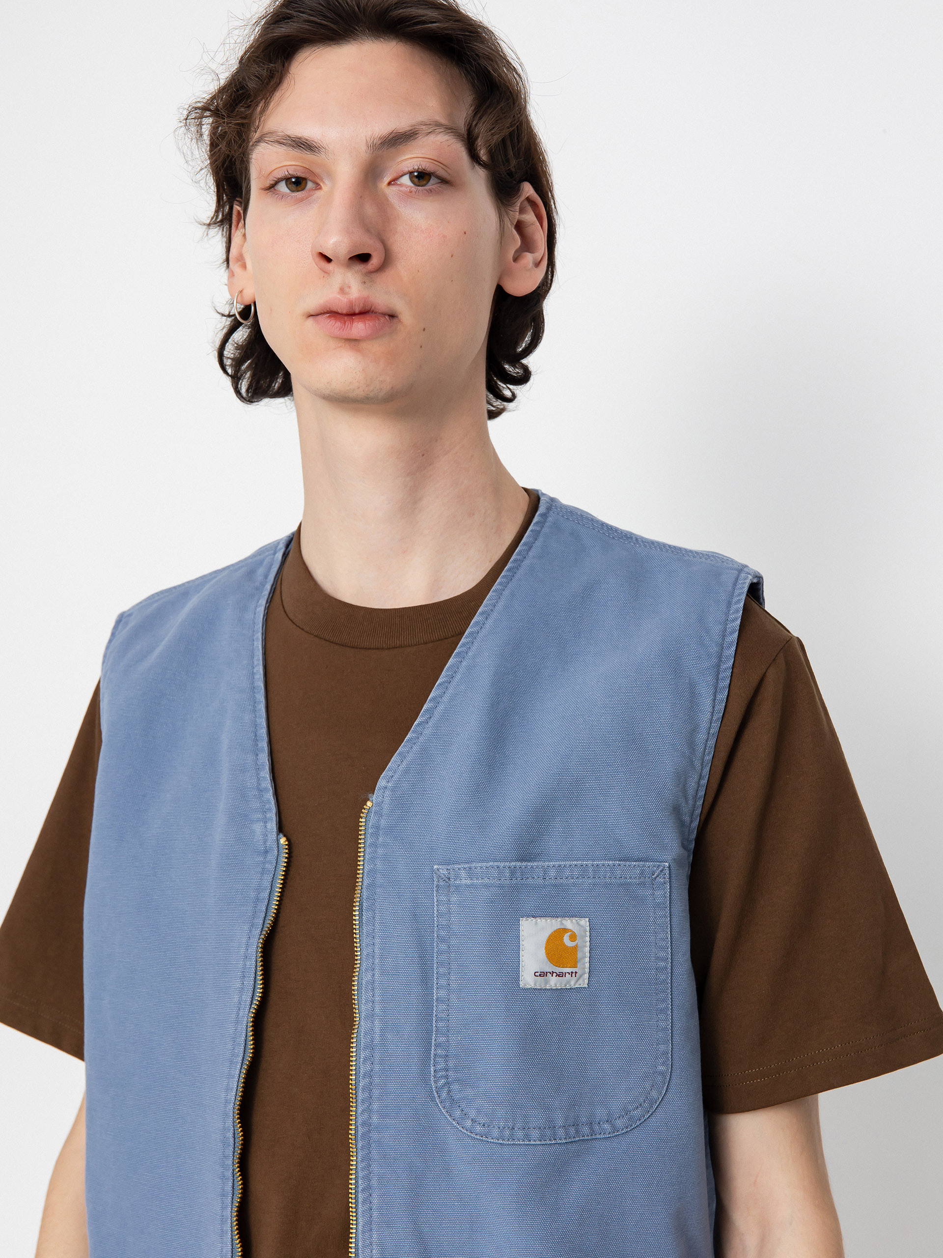 Blue carhartt vest best sale