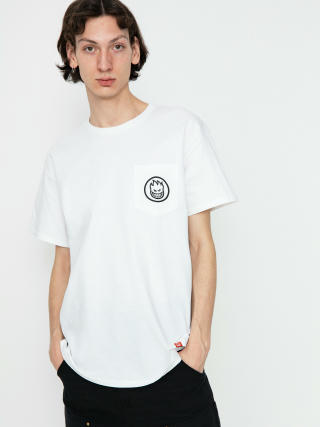 Spitfire Pocket Swrld Classic T-shirt (white/black)