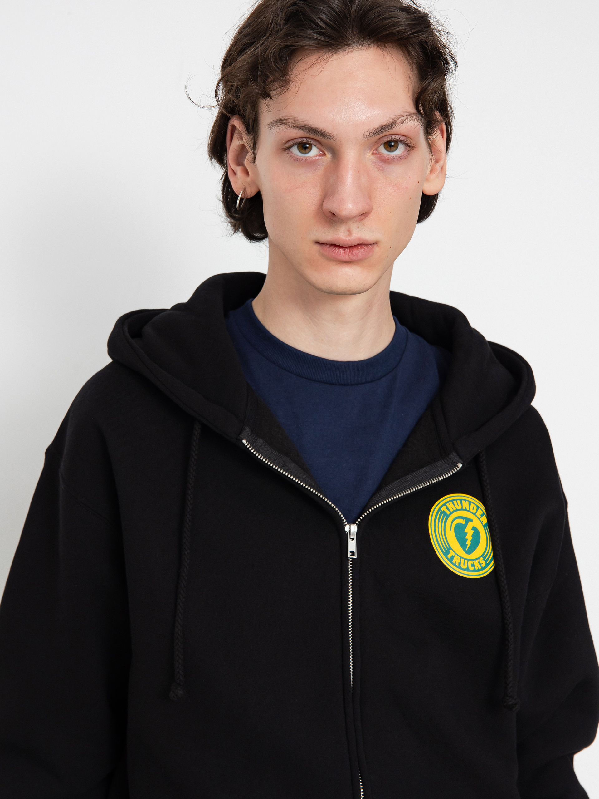 Thunder Chrgd Grnd ZHD Hoodie (black/teal)