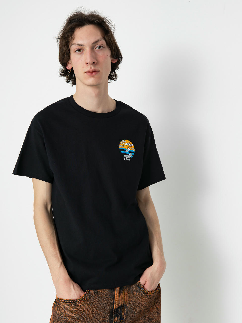 Antihero Road To Nowhere T-Shirt (black/multi)