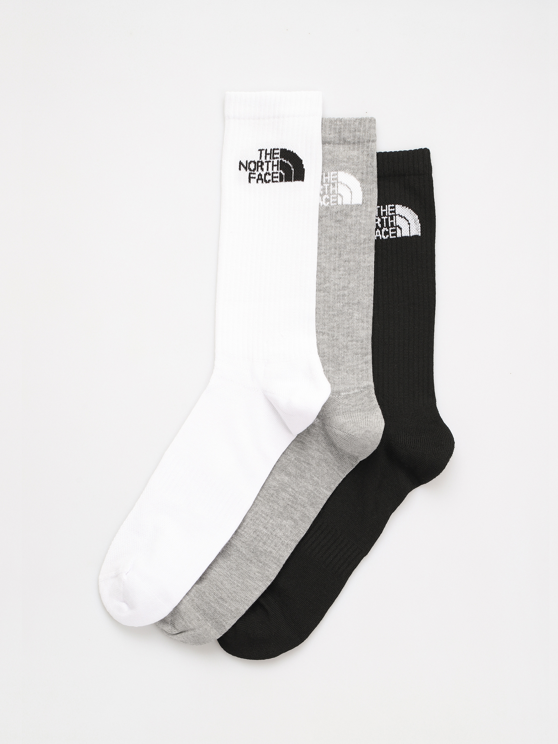 The North Face Multi Sport Cush Crew 3P Socks (black assorted)