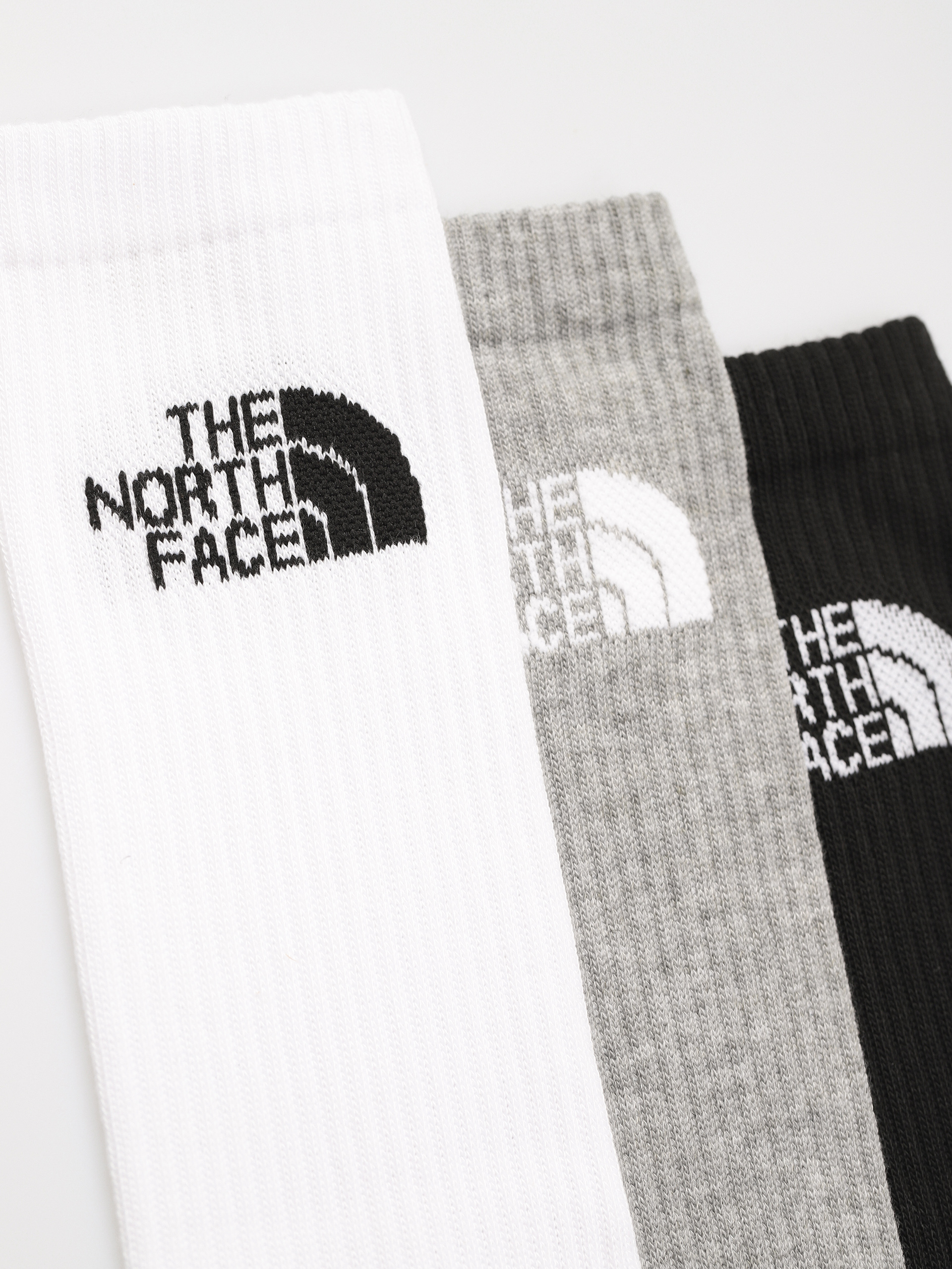 The North Face Multi Sport Cush Crew 3P Socks (black assorted)