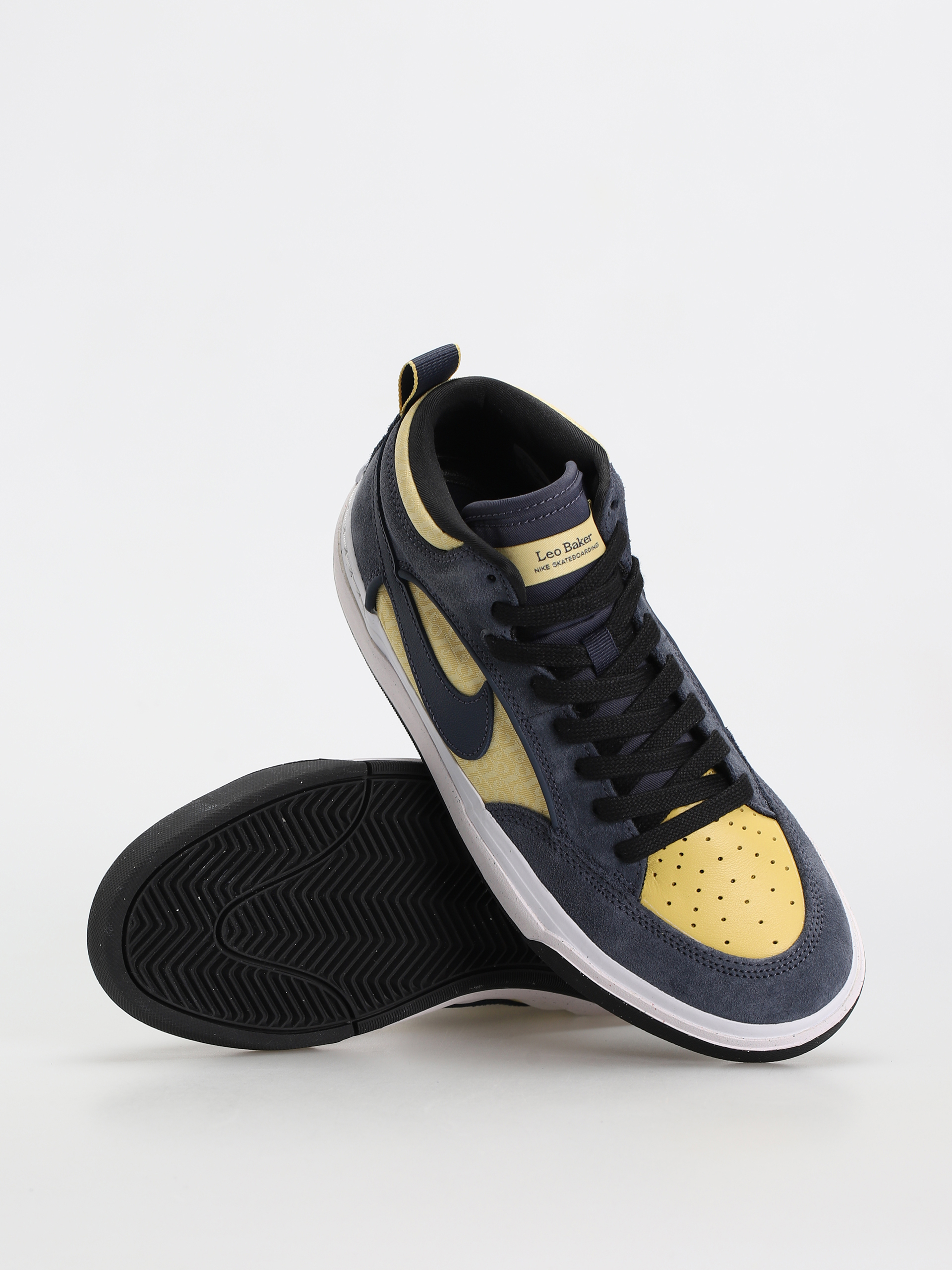 Nike SB React Leo Schuhe (thunder blue/thunder blue saturn gold)