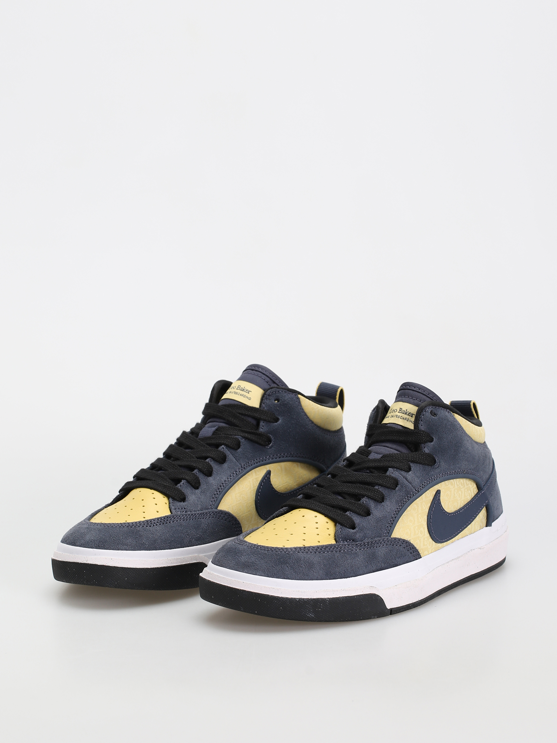 Nike SB React Leo Schuhe (thunder blue/thunder blue saturn gold)