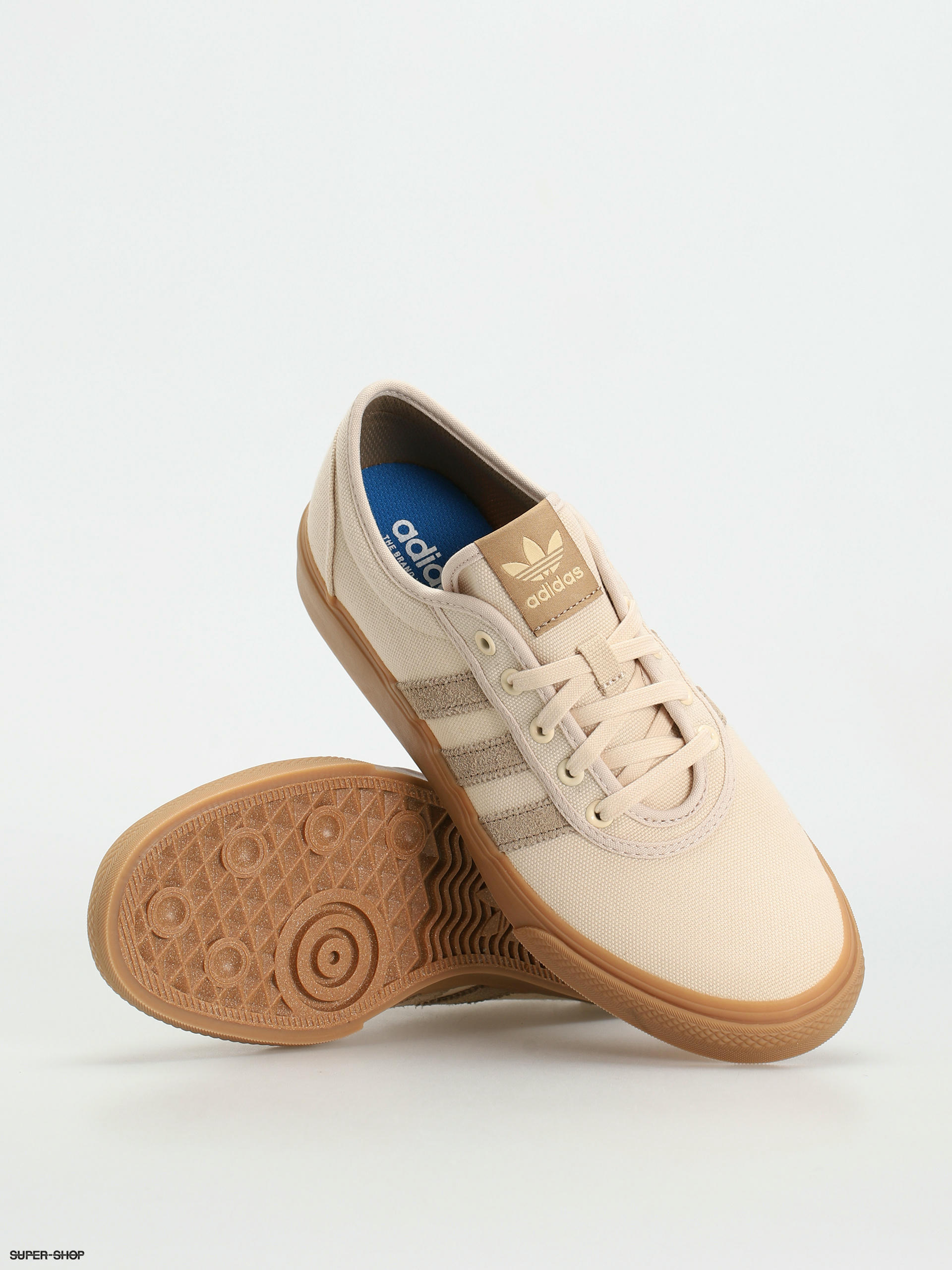 Adidas adi ease outlet white leather shoes