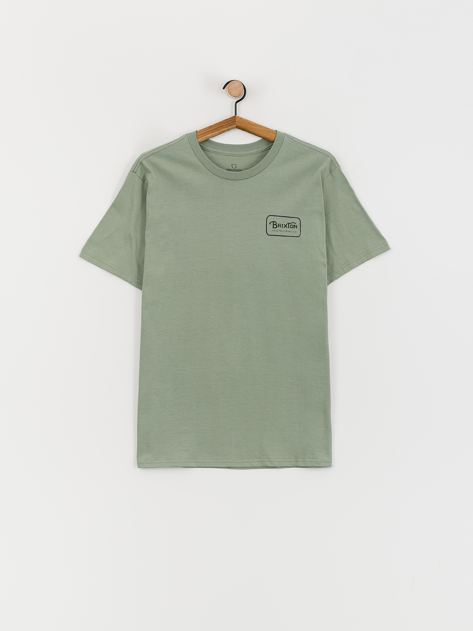 Brixton Grade Stt T-shirt (chinois green/washed navy/wash)