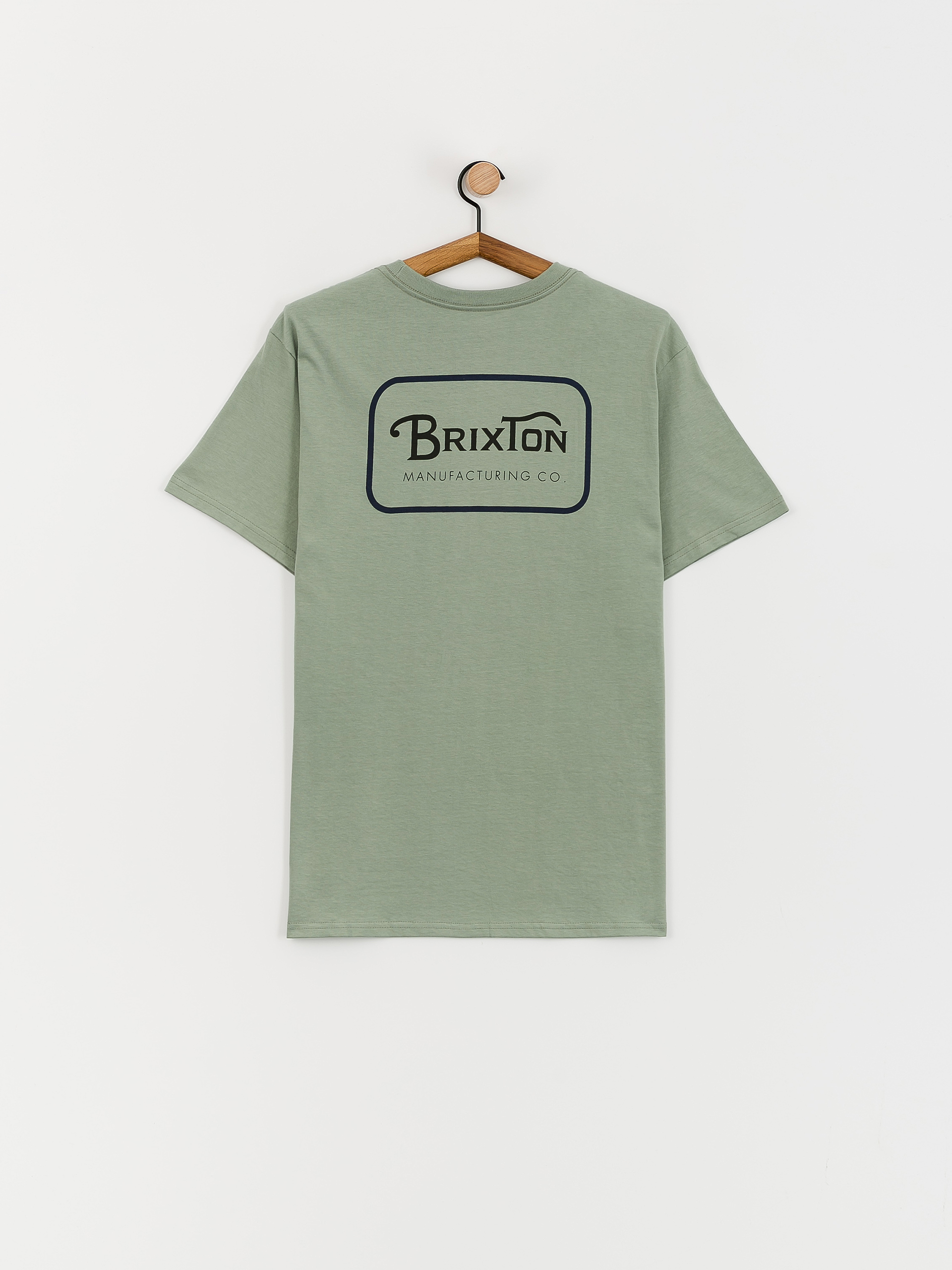 Brixton Grade Stt T-shirt (chinois green/washed navy/wash)