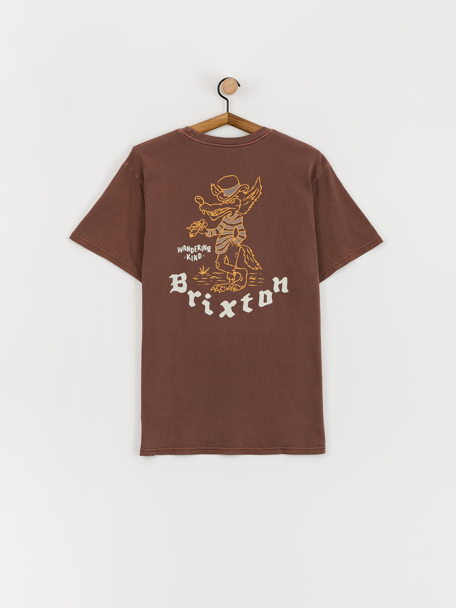 Brixton Oakwood Stt T-shirt (sepia worn wash)