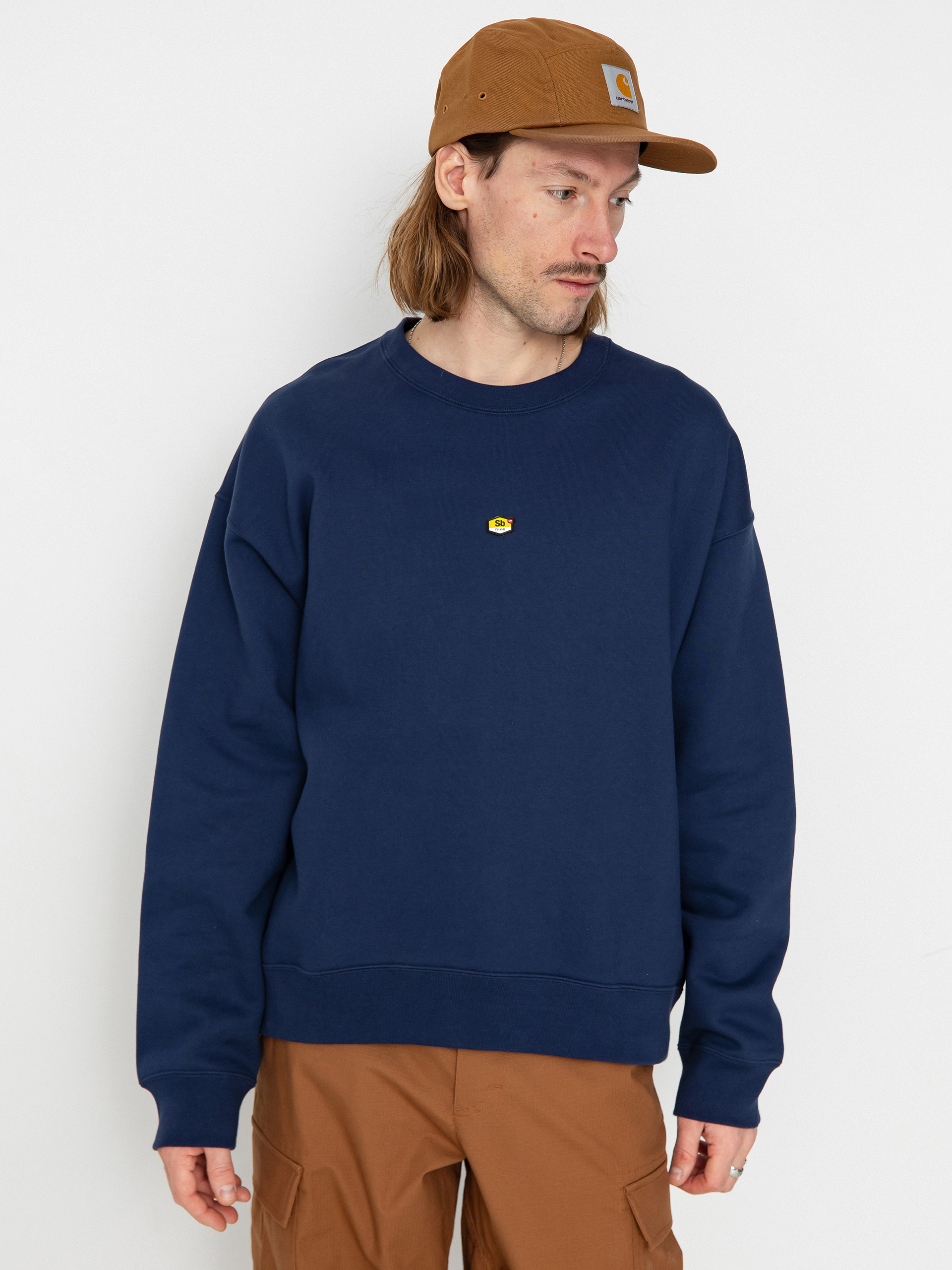 Nike SB Frontside Air GX Crew Sweatshirt navy blue (midnight navy) - Main Image