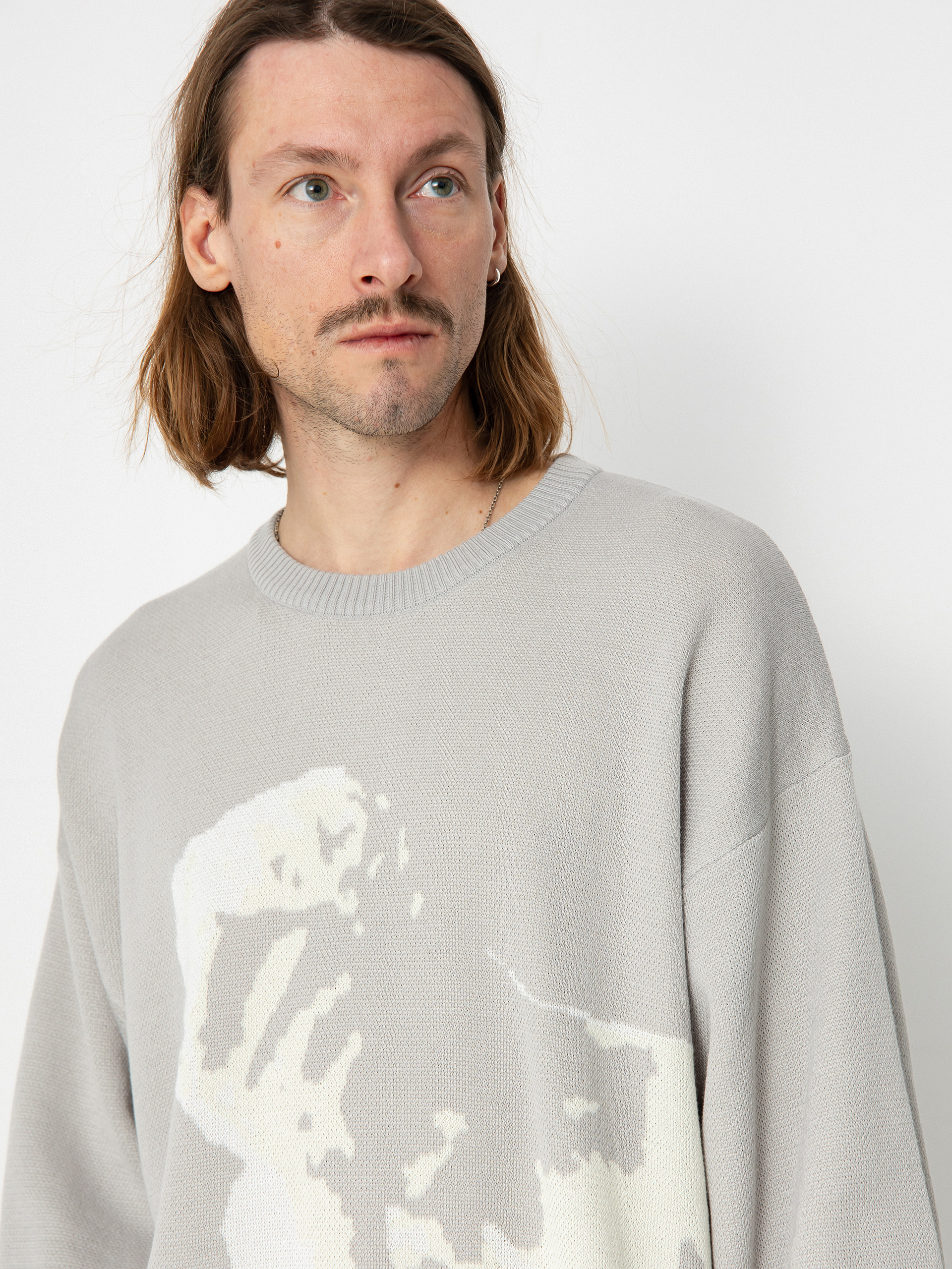 Nike SB GFX Knitted Sweater (lt iron ore)