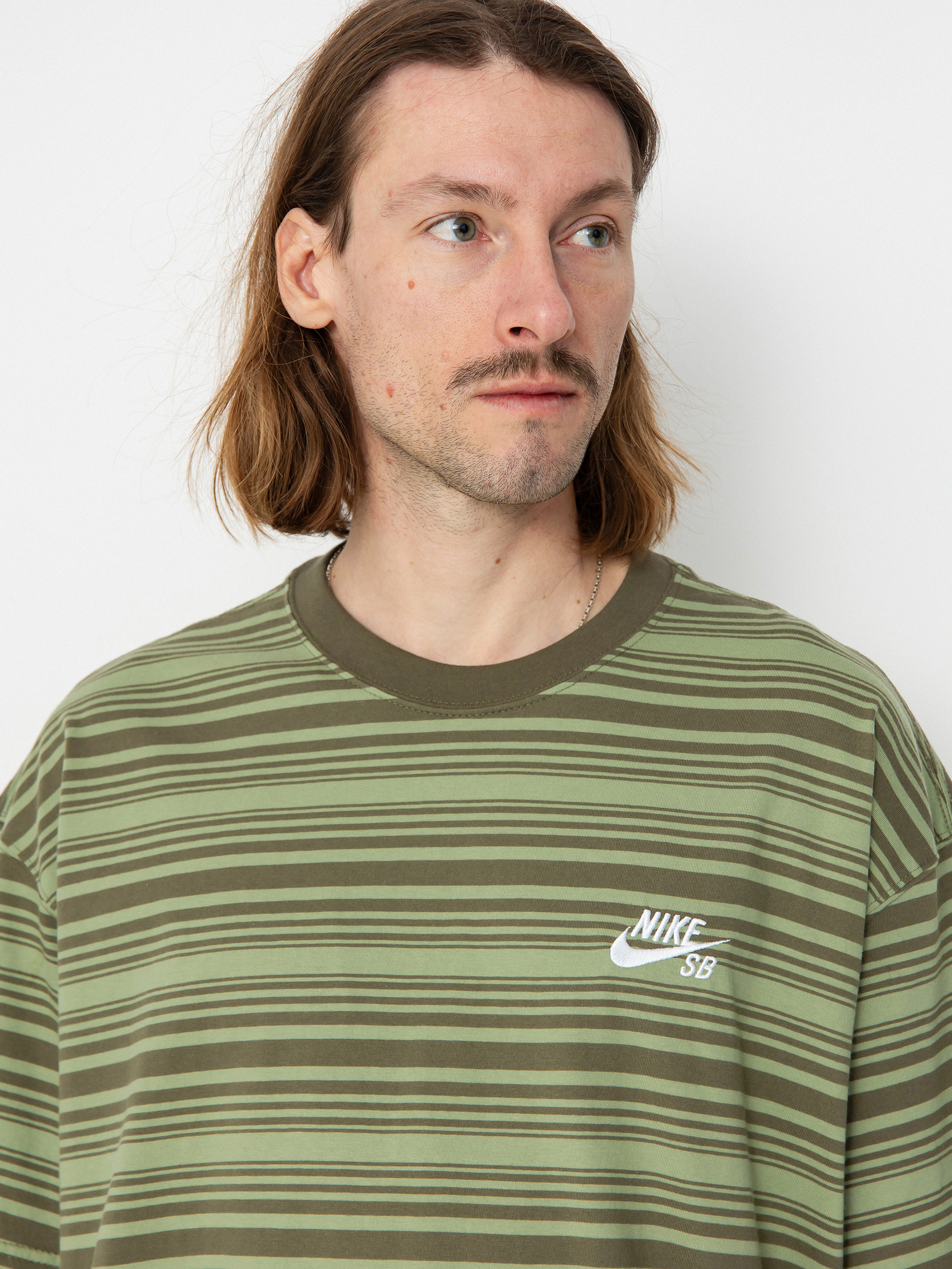 Nike SB M90 Stripe T-shirt - green (oil green)