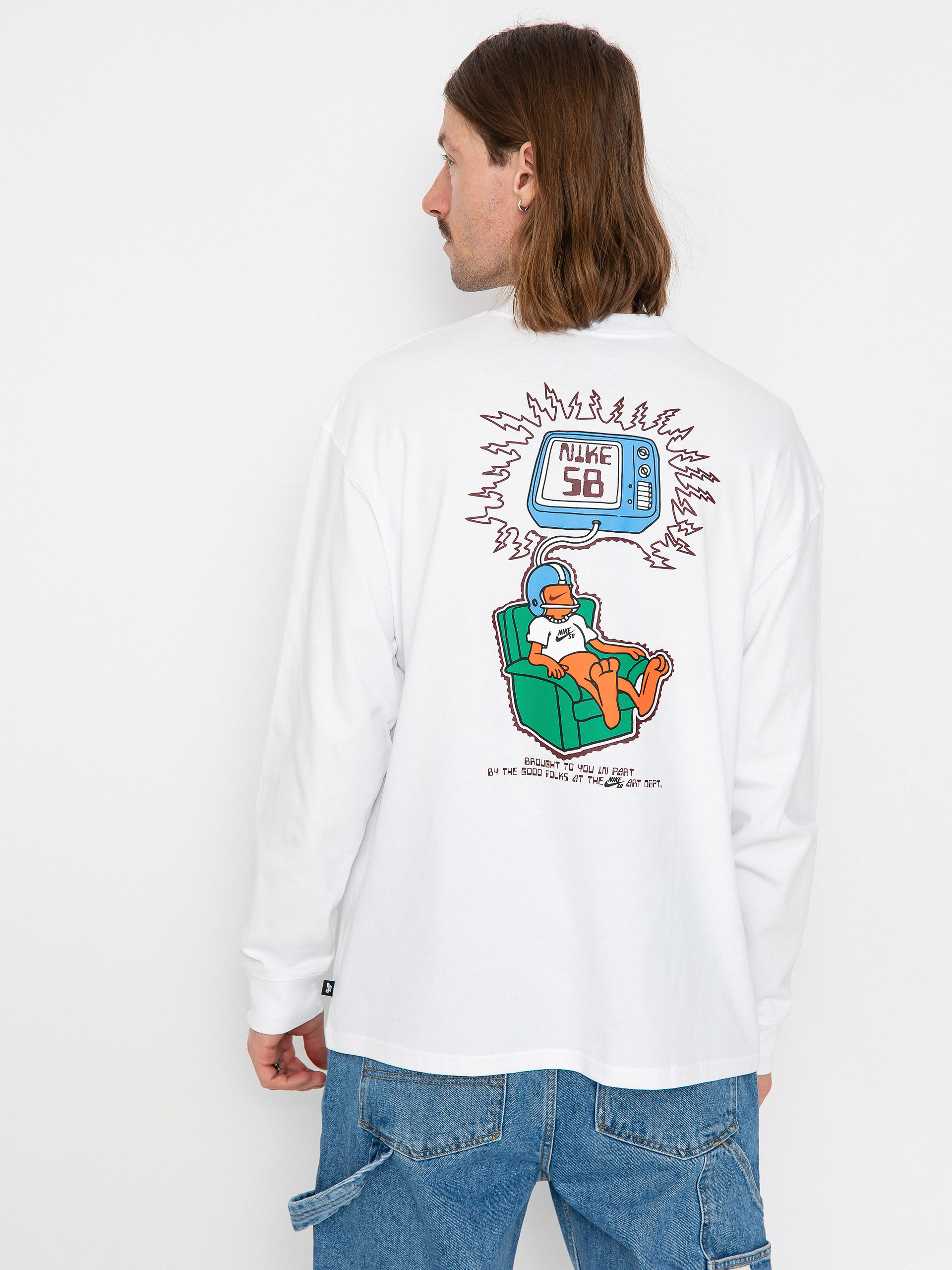 Nike SB M90 Brainwash Longsleeve (white)