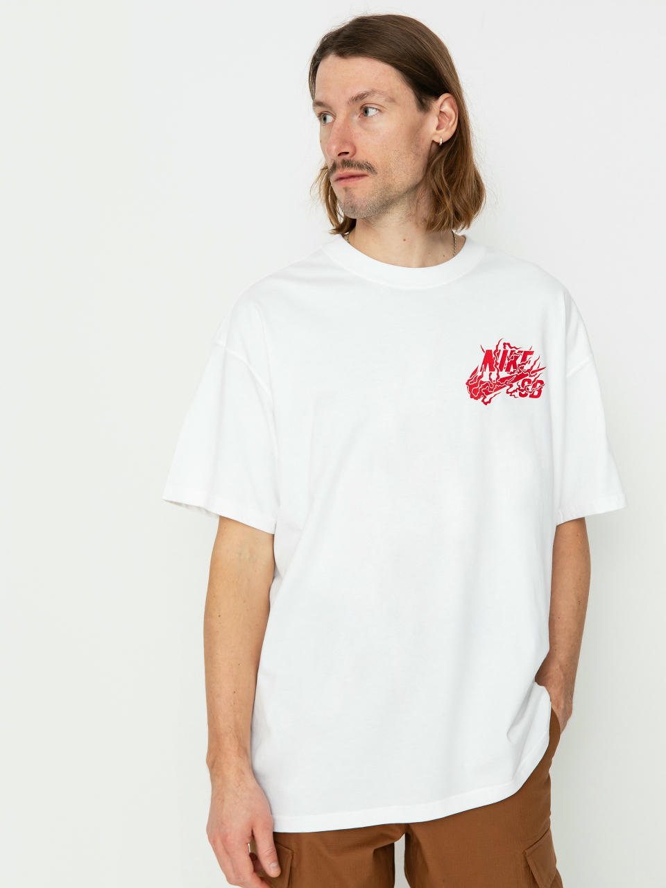 Nike SB M90 Dragon T-shirt (white/university red)