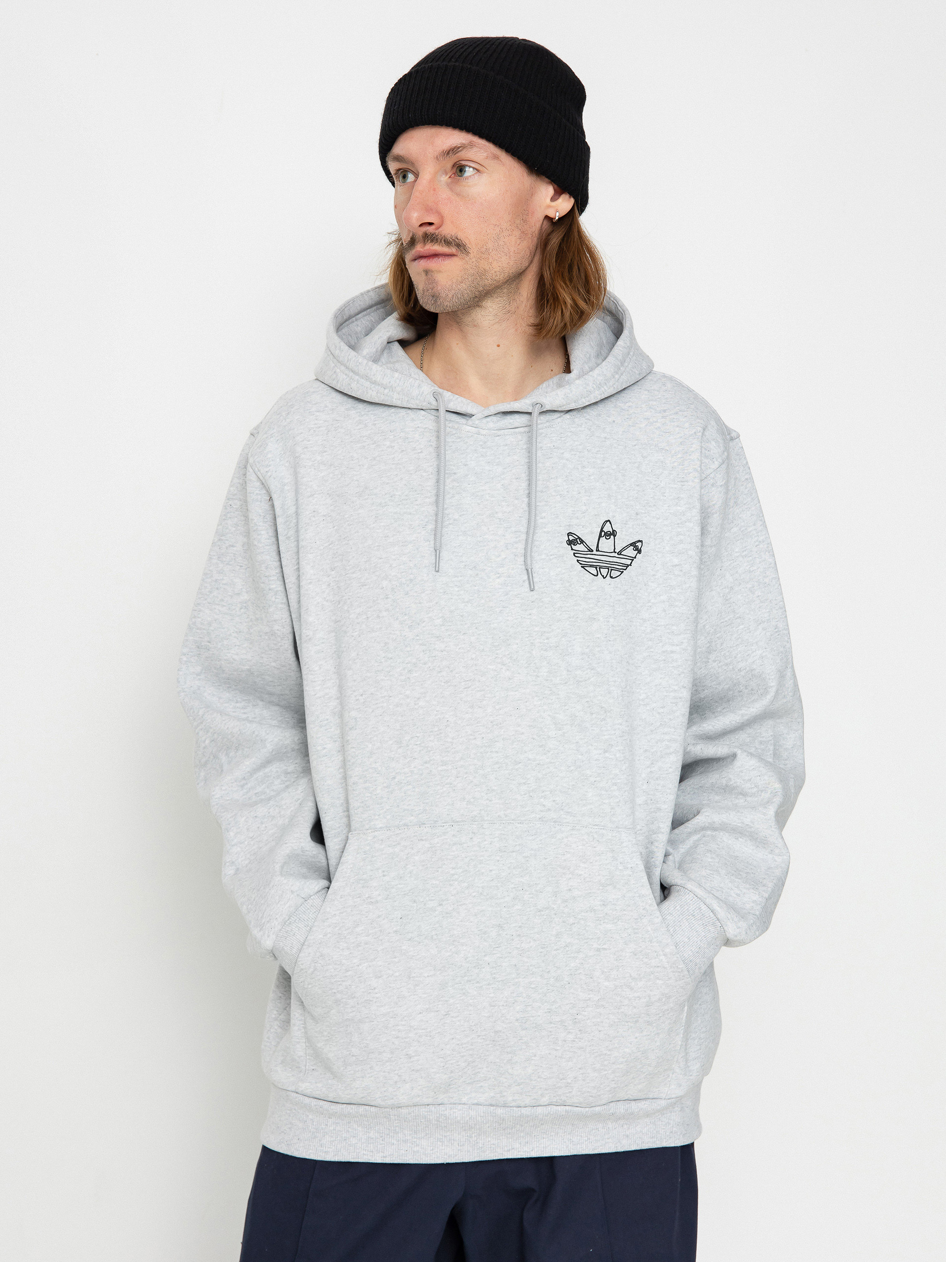 adidas Hjones HD Hoodie (lgreyh/black)