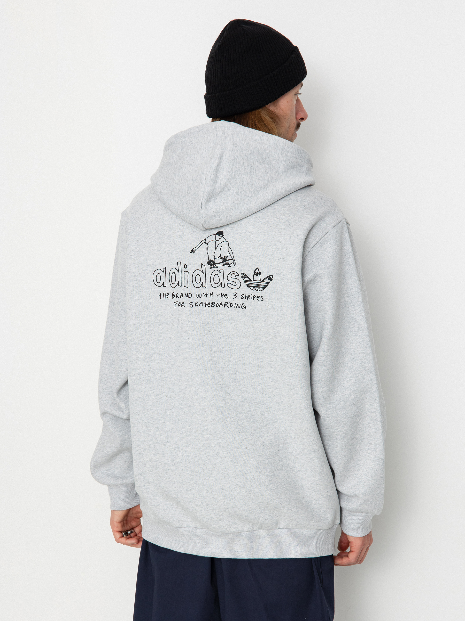 adidas Hjones HD Hoodie (lgreyh/black)