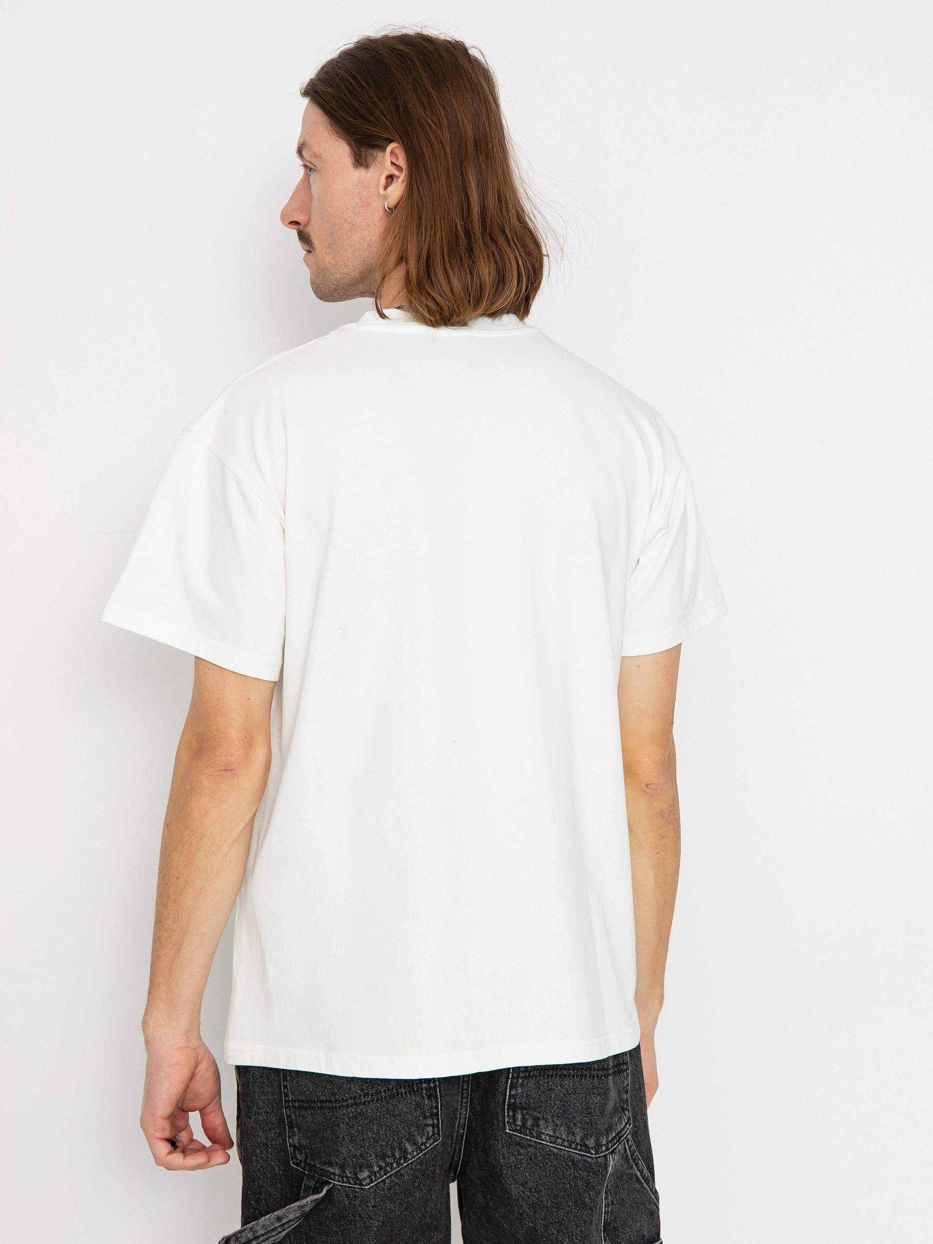 The National Skateboard Co Office Politics Triptych T-shirt (off white)
