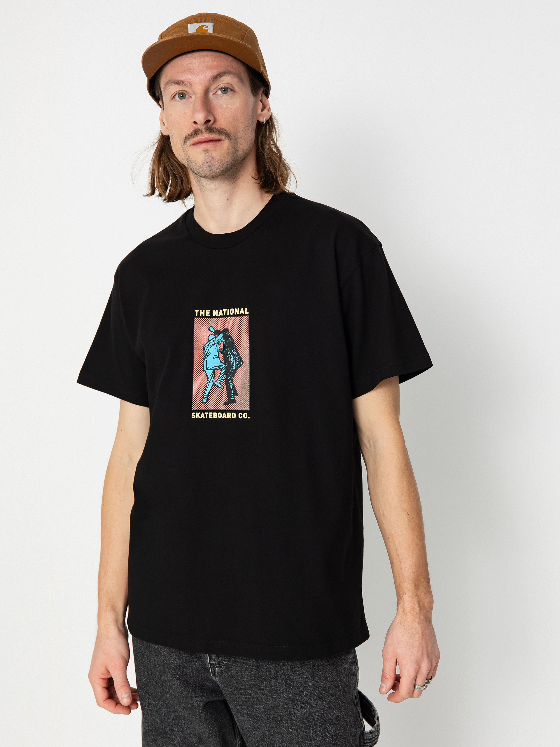 The National Skateboard Co Office Politics Prizefight T-Shirt (black)