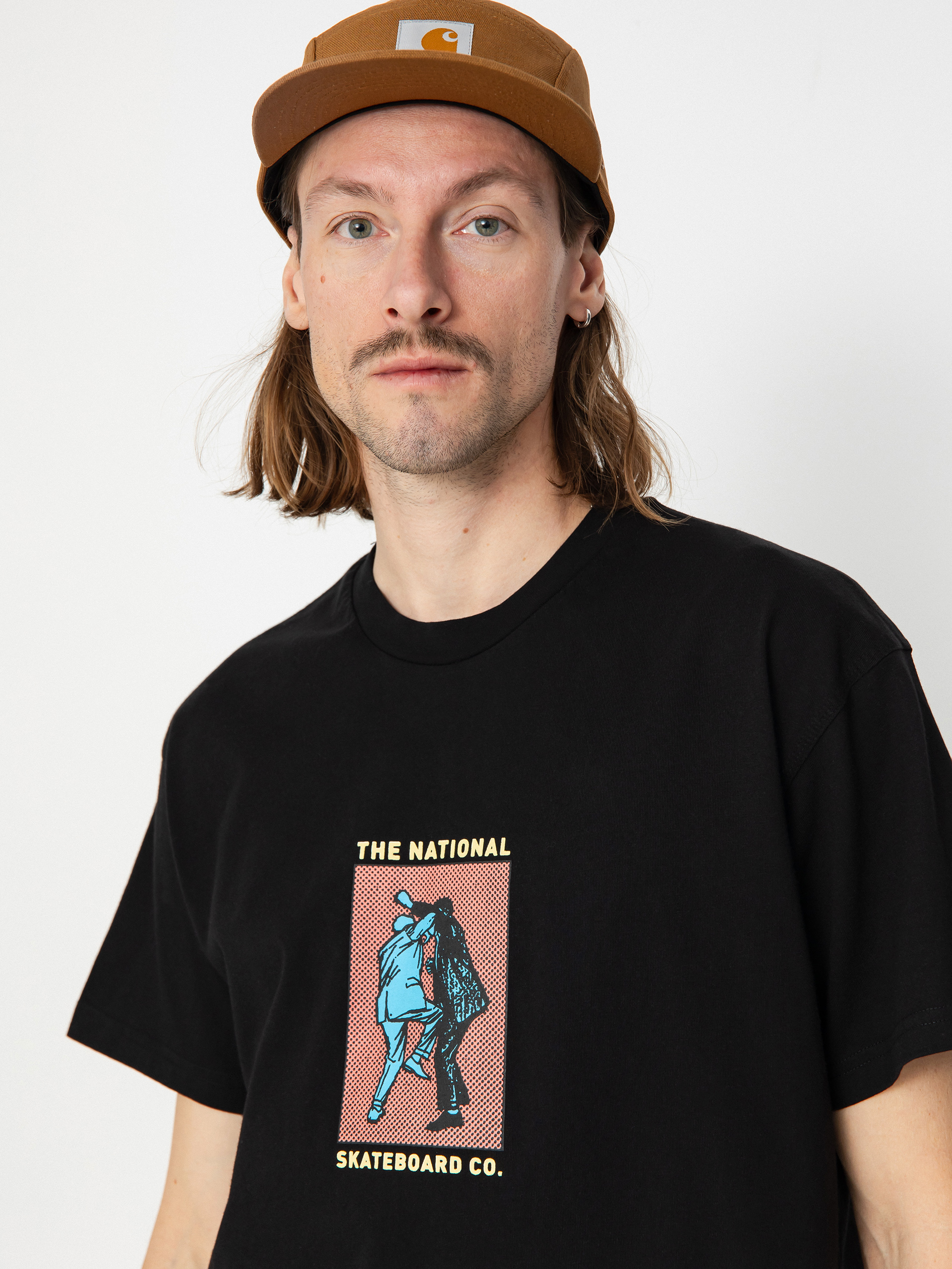 The National Skateboard Co Office Politics Prizefight T-Shirt (black)