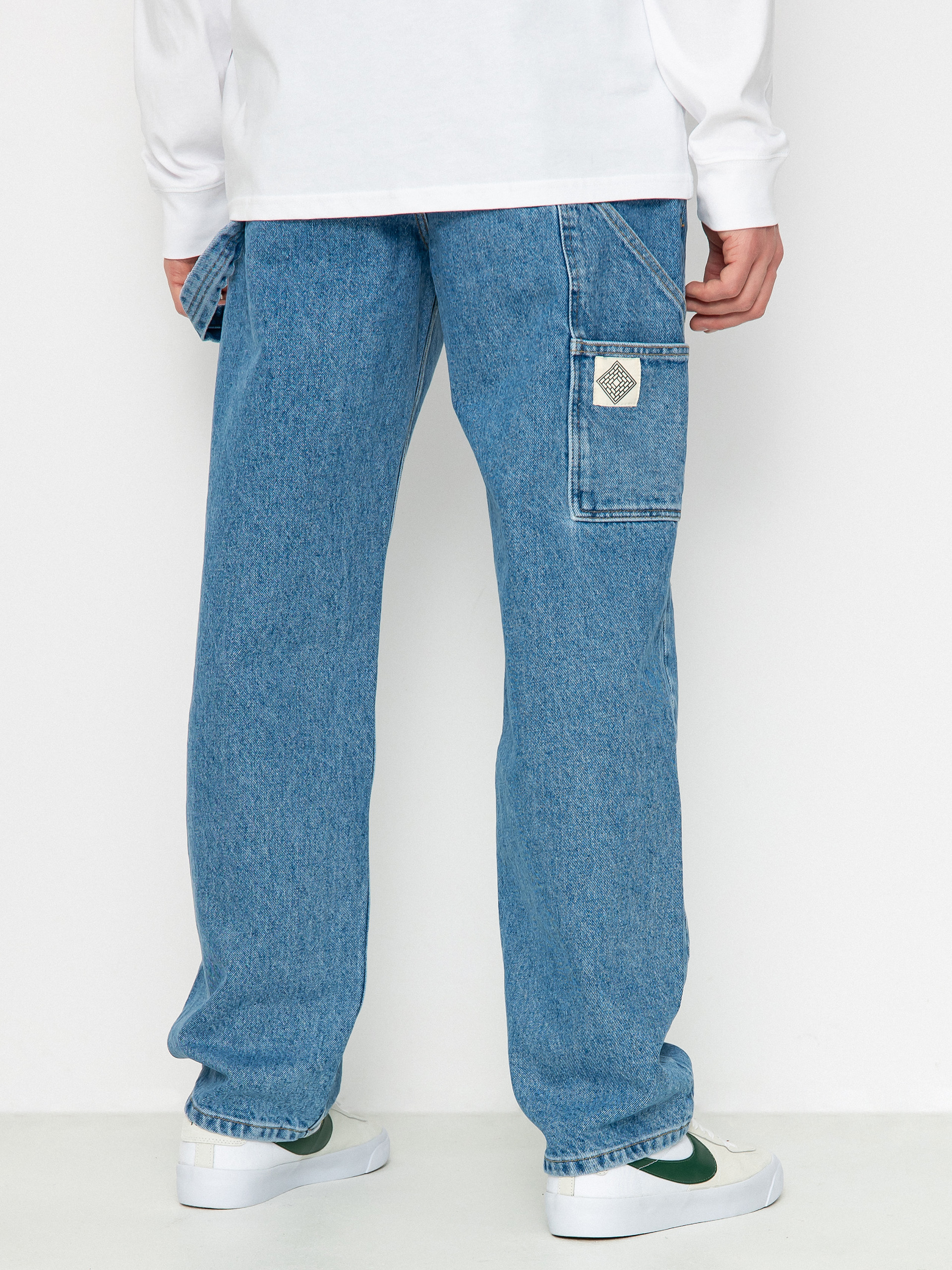 The National Skateboard Co Boreray Carpenter Jeans Hose (washed blue)