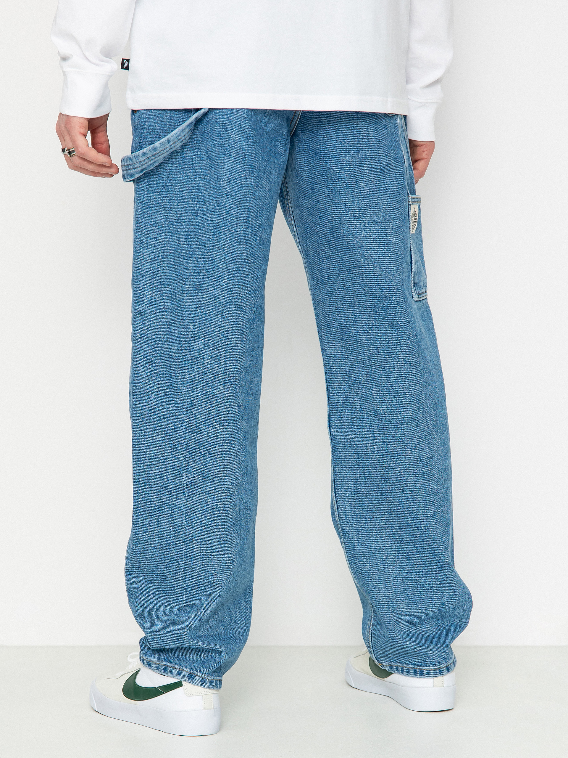The National Skateboard Co Boreray Carpenter Jeans Hose (washed blue)