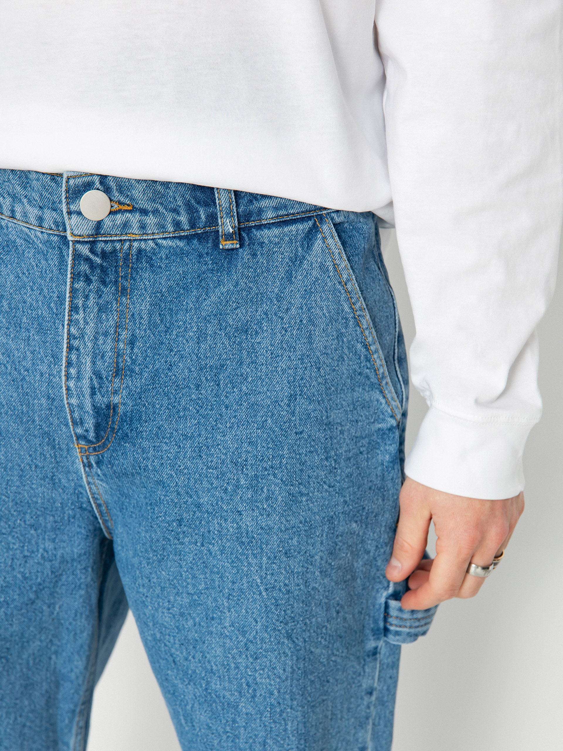 The National Skateboard Co Boreray Carpenter Jeans Hose (washed blue)