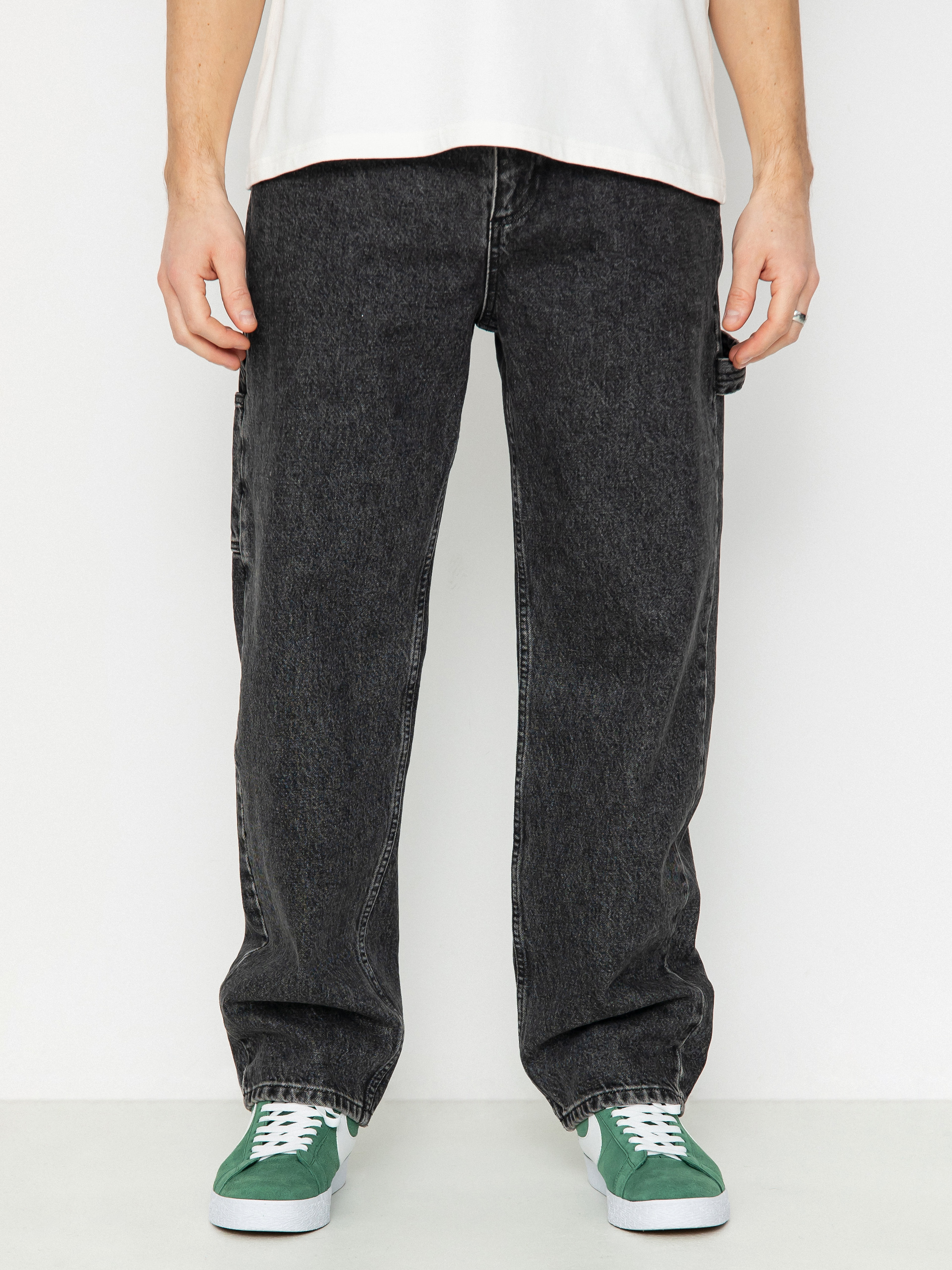 The National Skateboard Co Boreray Carpenter Jeans Hose (washed black)