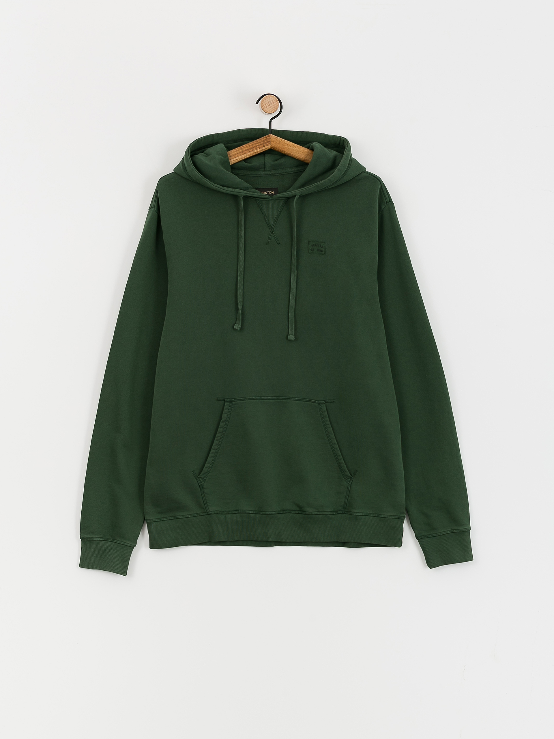Brixton Vintage Reserve Cl Ft Hoodie (trekking green sol wash)