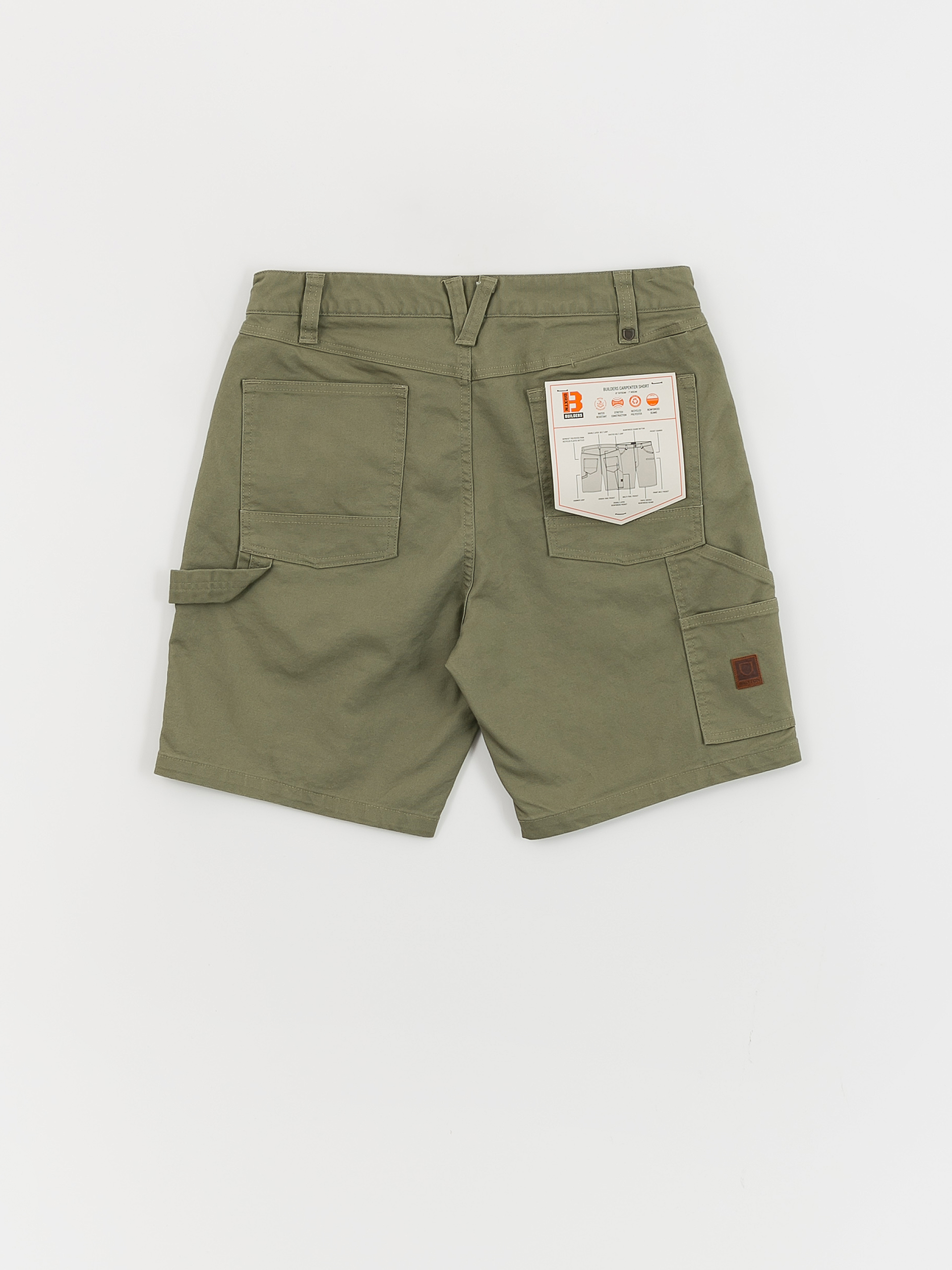 Brixton Builders Carpenter Shorts (olive surplus)