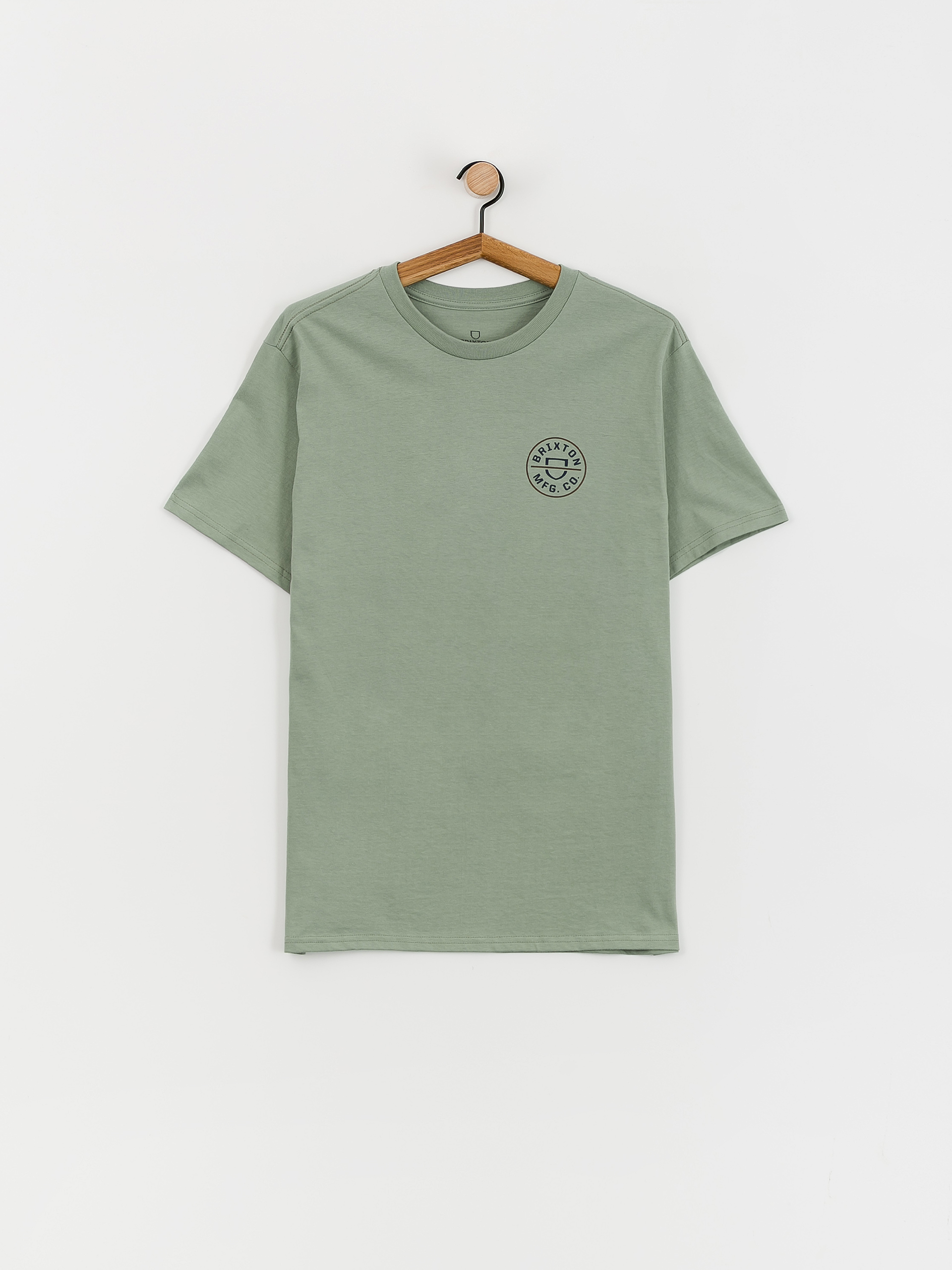 Brixton Crest II Stt T-shirt (chinois green/washed navy/sepi)