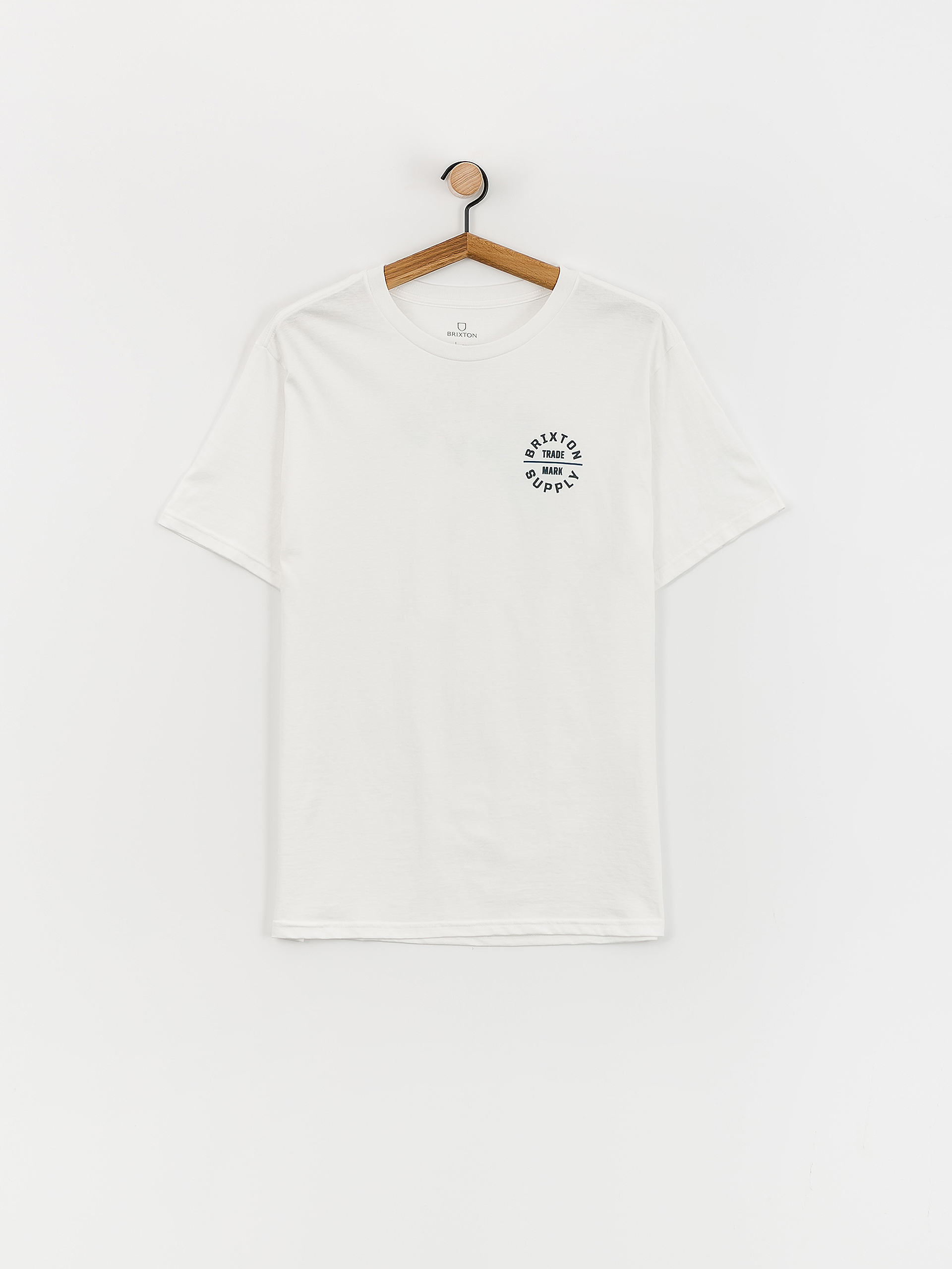 Brixton Oath V Stt T-shirt (white/chinois green/blue danub)