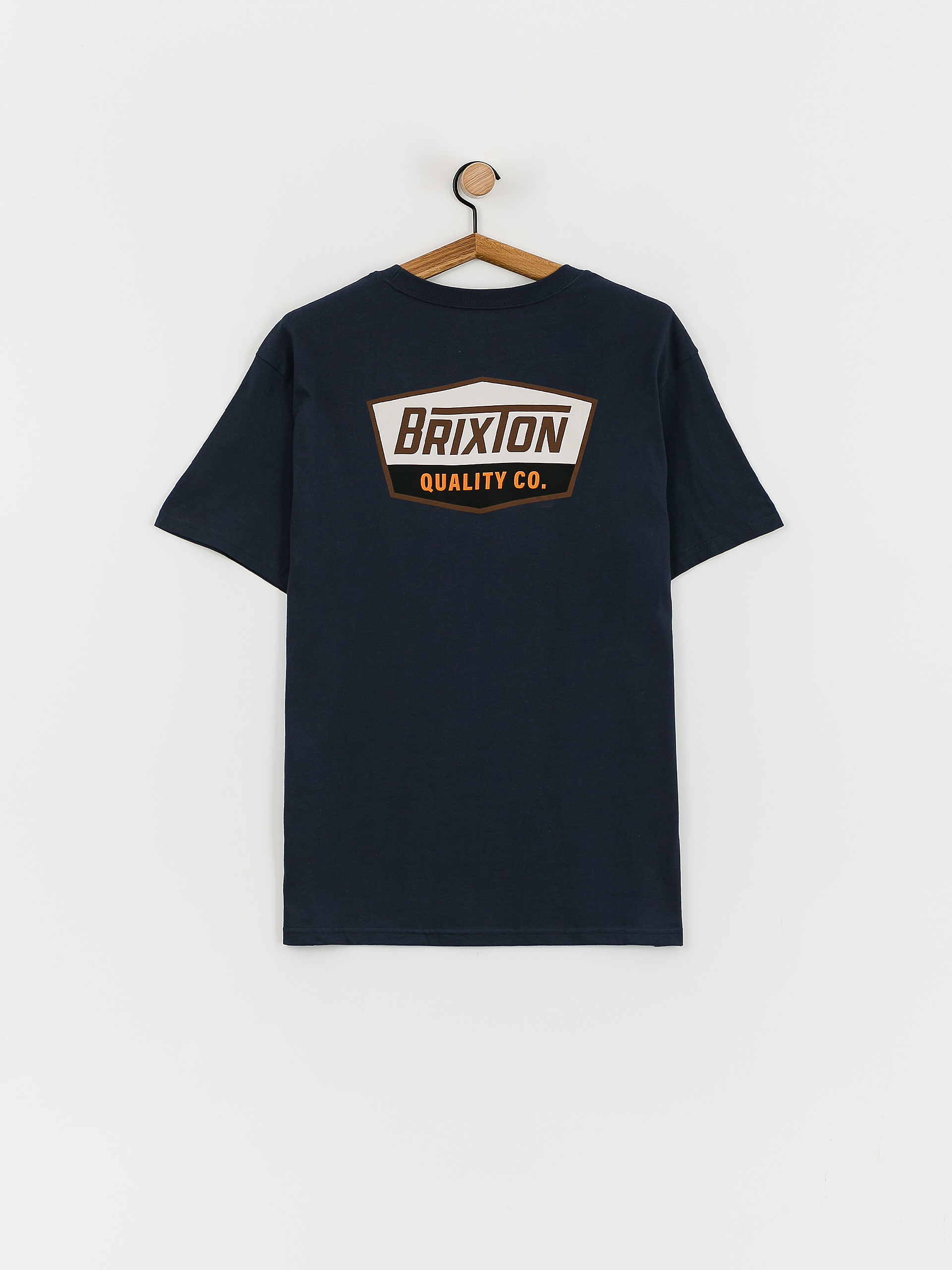 Brixton Regal Stt T-shirt (washed navy/sepia)