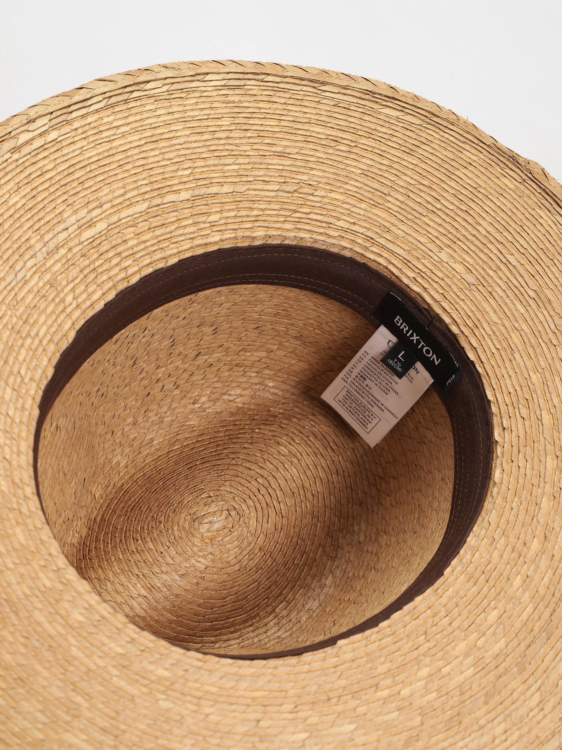 Brixton Field Proper Straw Hat (tan/tan)