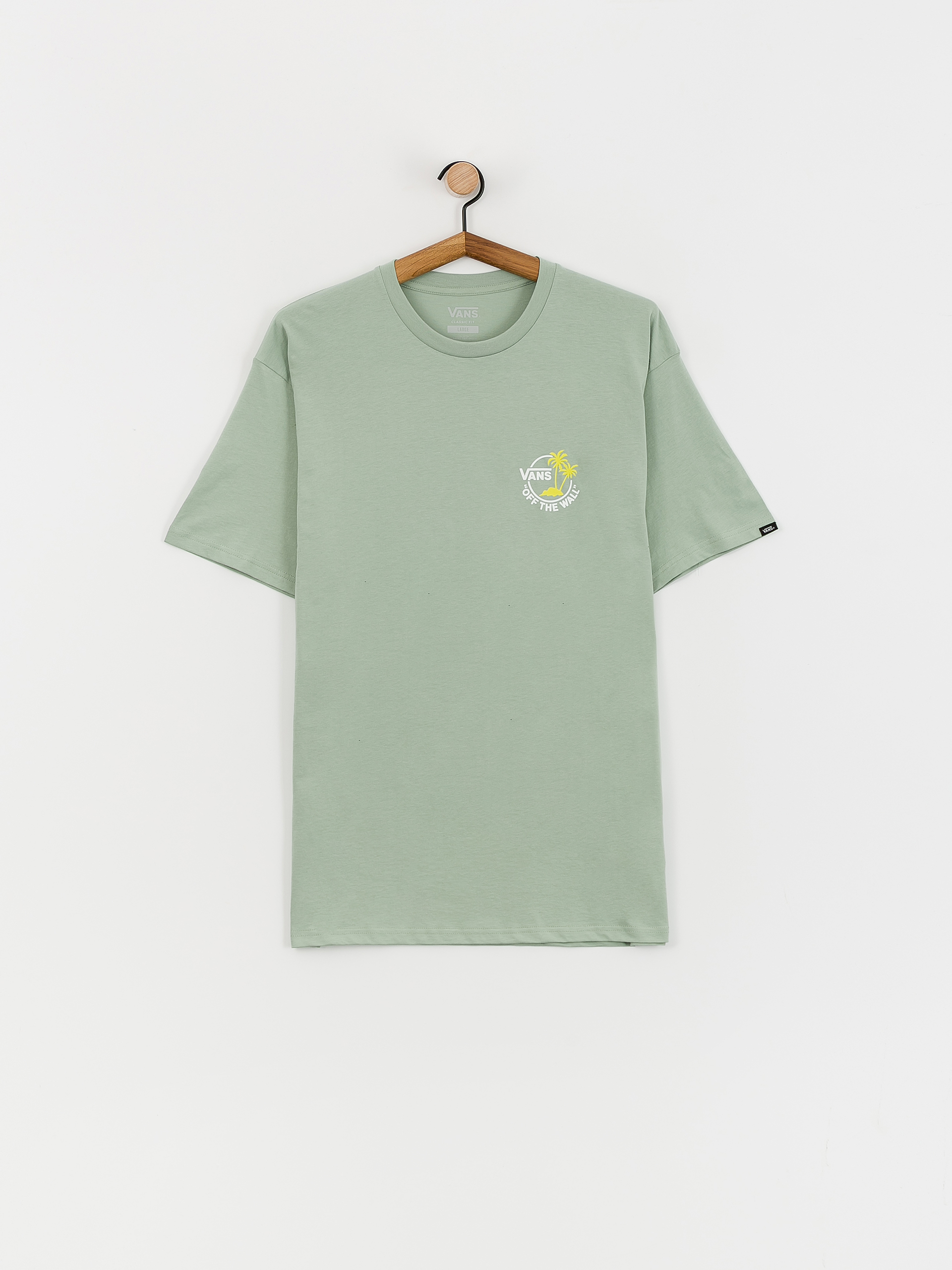 Vans Classic Mini Dual Palm II T-shirt (iceberg green/white)