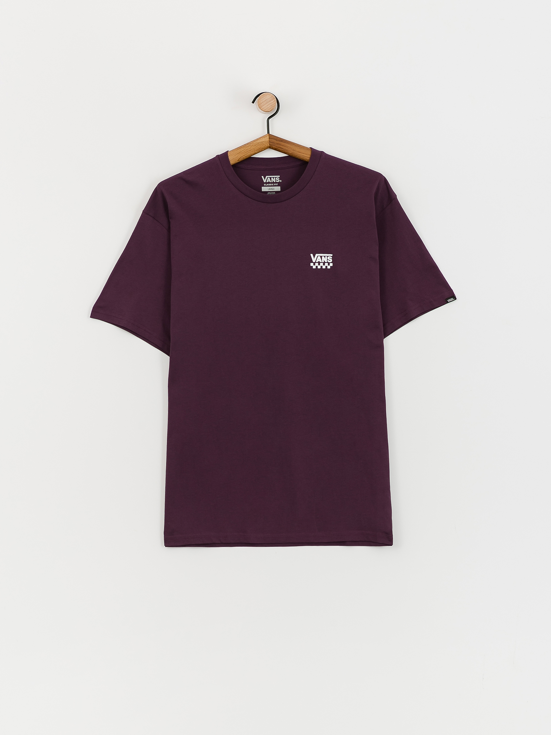 Vans Left Chest Logo II T-shirt (blackberry wine)
