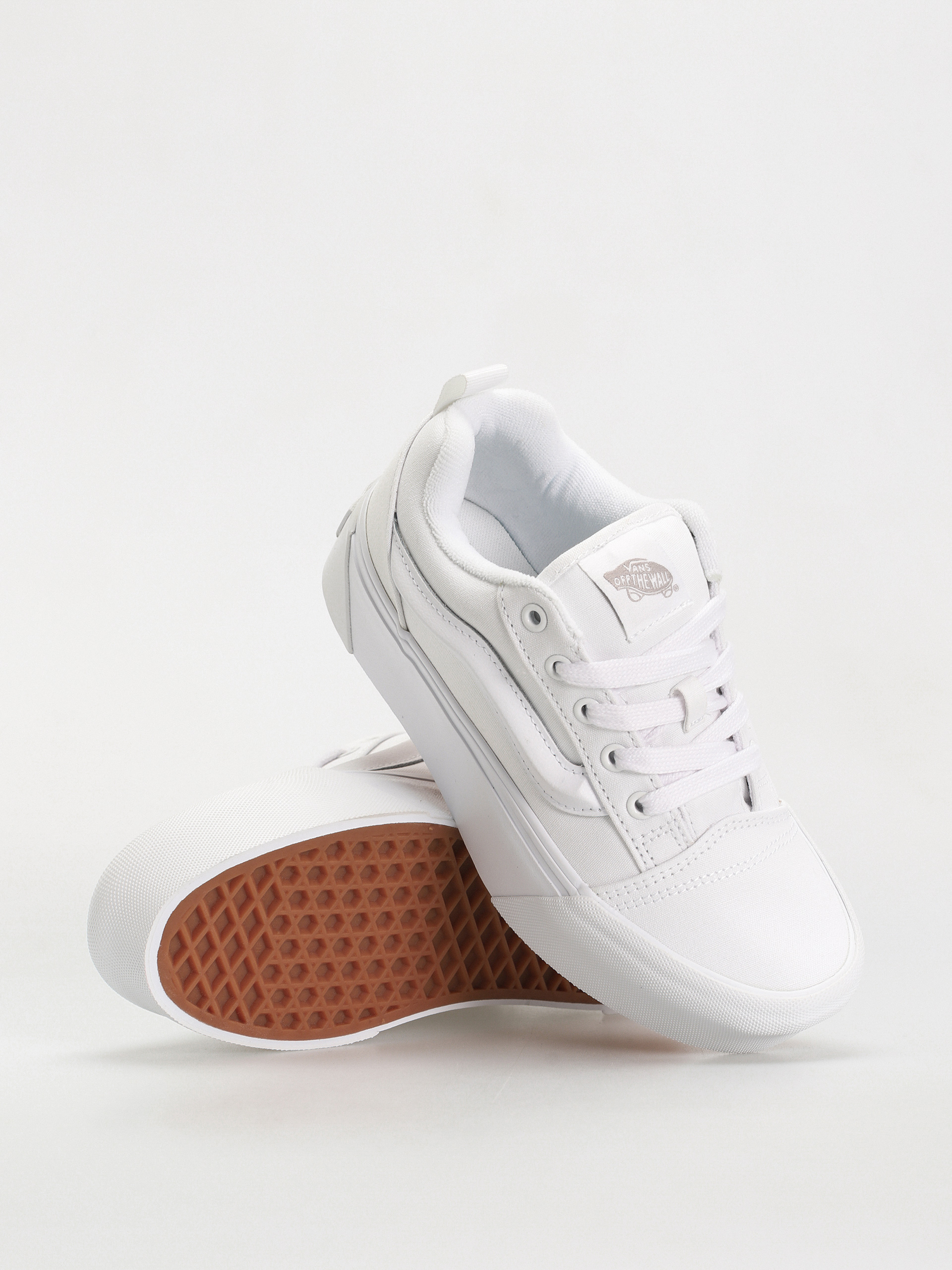 VANS★KNU STACK★厚底★TRUE WHITE Vans Knu Stack Shoes - white (true white)